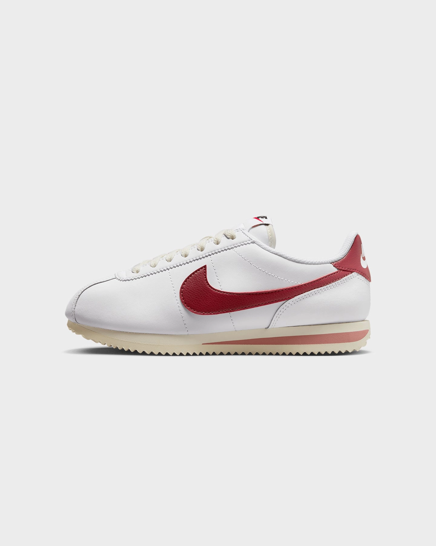 Nike Women's Cortez "White Red Stardust" White/Cedar-Red Compression Midsole