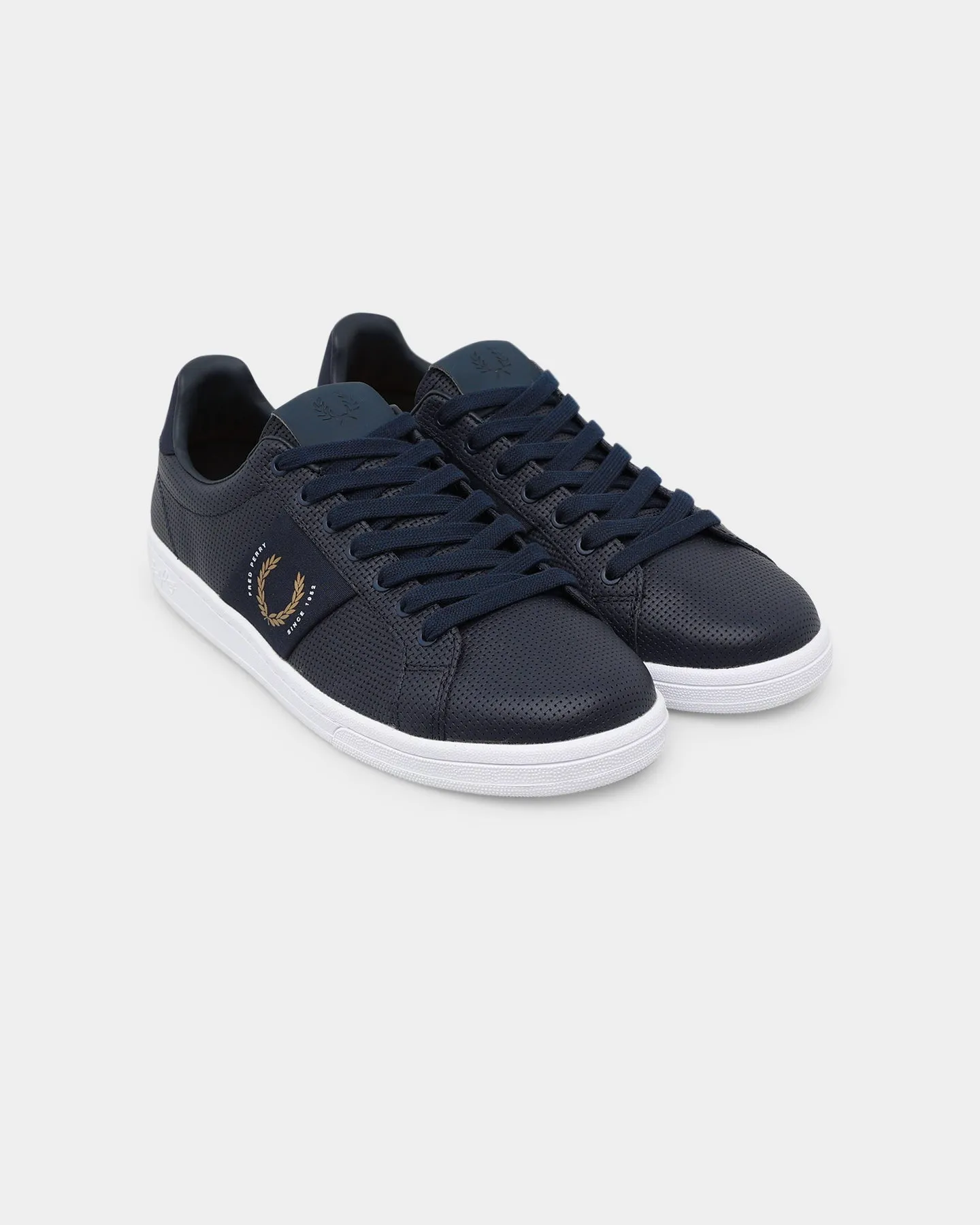 Durable Tread Pattern Fred Perry B721 Navy