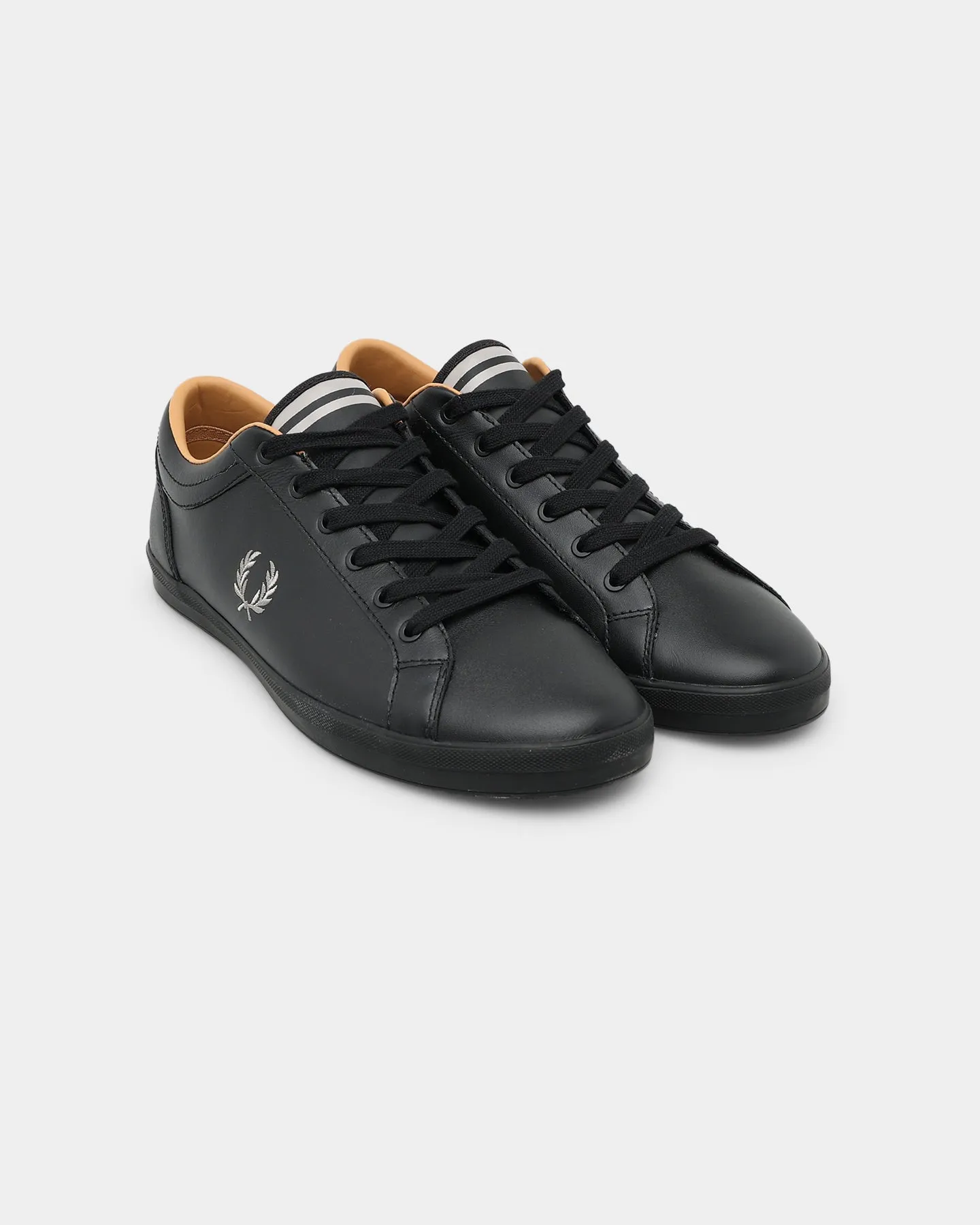 cut Durable Tread Design Fred Perry Baseline Black