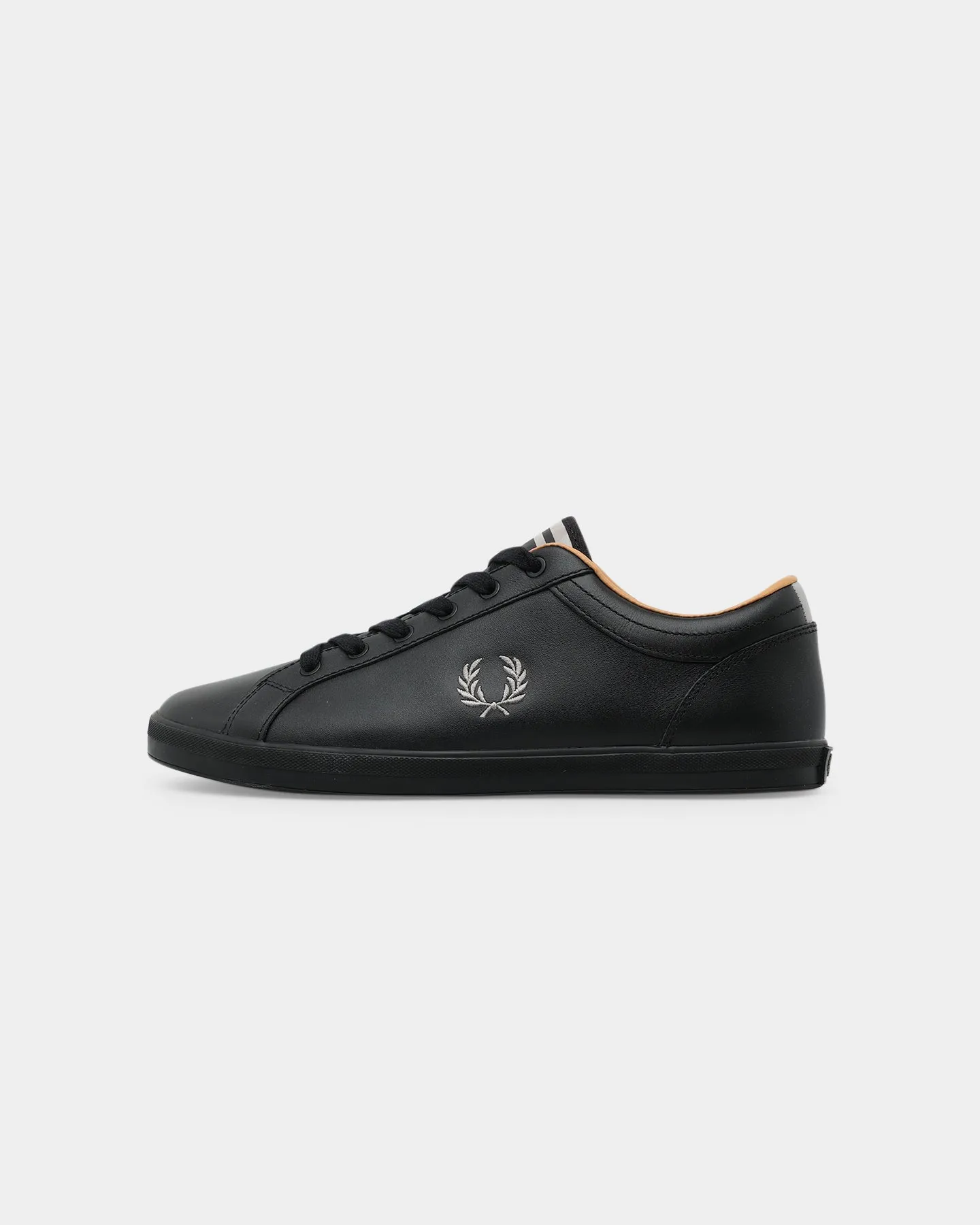 Soft Traction Anti Slip Traction Pattern Fred Perry Baseline Black