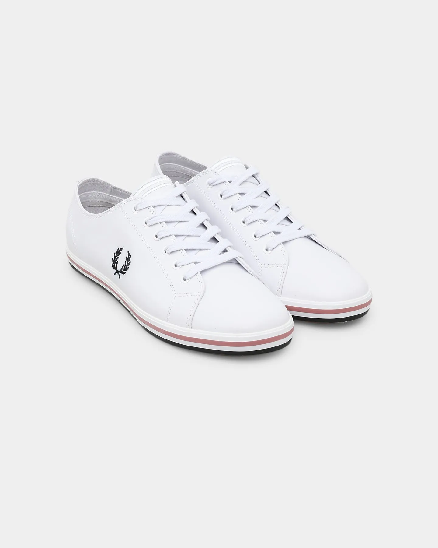 Fred Perry Kingston White Ankle support system Double Stitched Seams