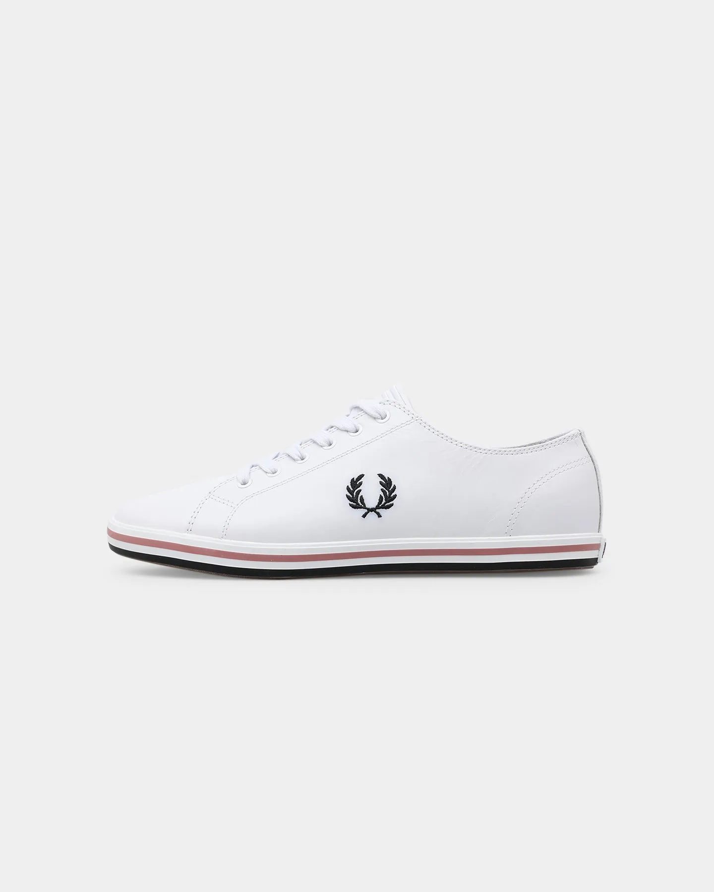 Fred Perry Kingston White Chunky Heel