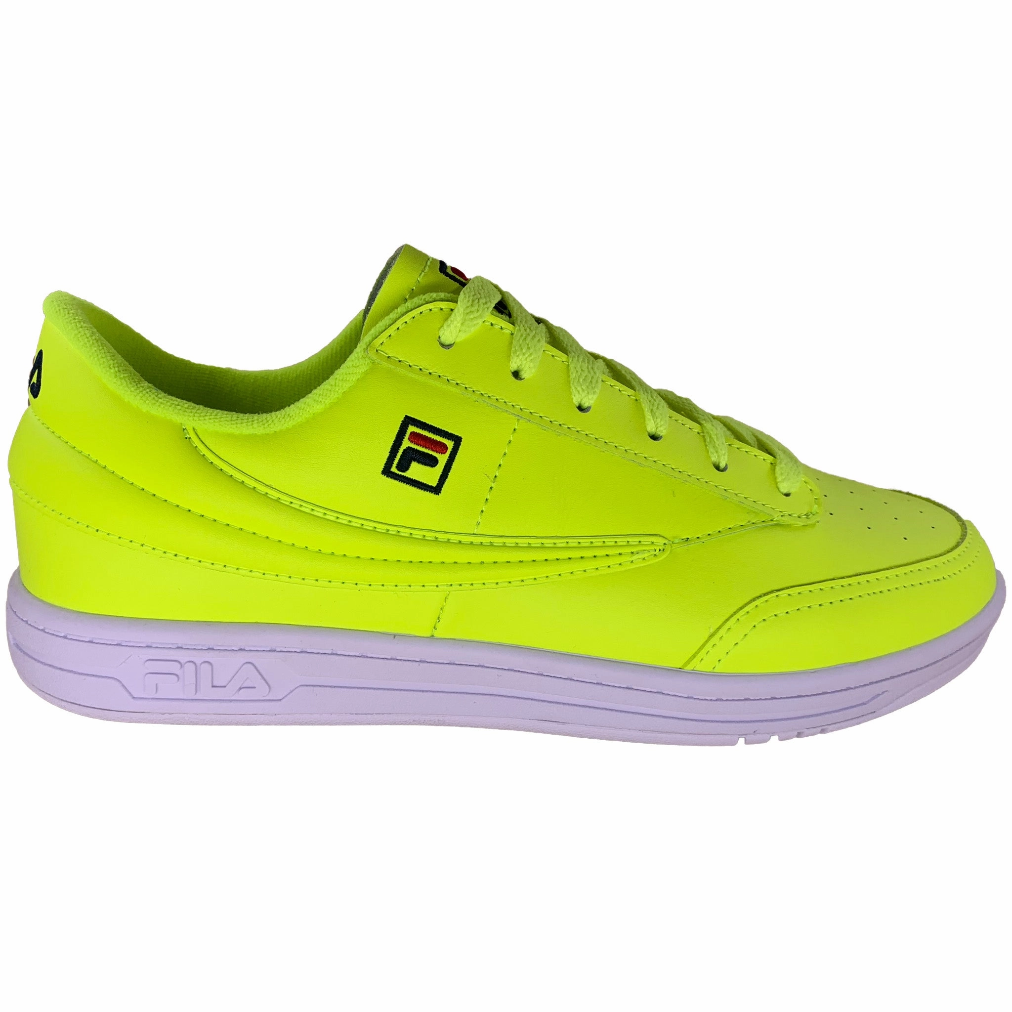 Fila Men's Tennis 88 Neon Safety Yellow Navy Red Low Cut Prostration Anti Static Lining