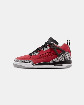 Kevlar Reinforced Thread Jordan Kids' Spizike Low (GS) Gym Red/Black