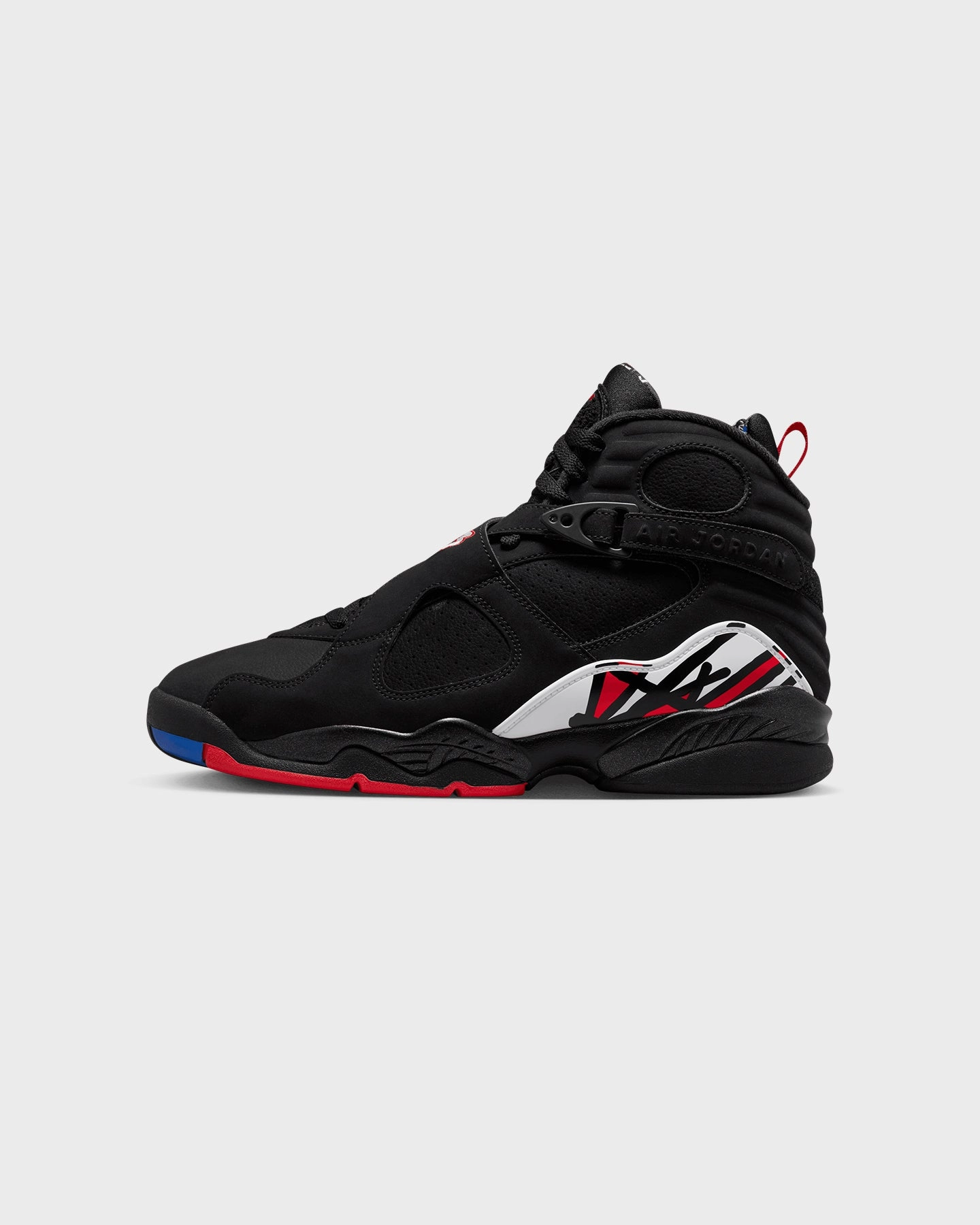 Jordan Kids' Air Jordan 8 Retro "Playoffs" (GS) Black/True Red Smooth Step