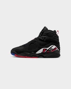 Jordan Kids' Air Jordan 8 Retro "Playoffs" (GS) Black/True Red Smooth Step