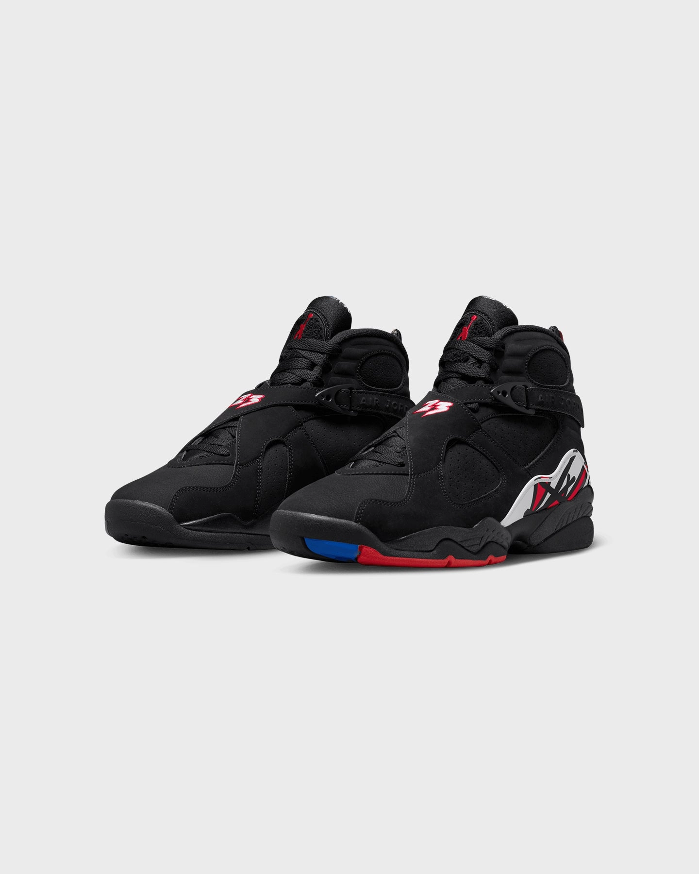 Jordan Kids' Air Jordan 8 Retro "Playoffs" (GS) Black/True Red Balanced weight BreathableMesh