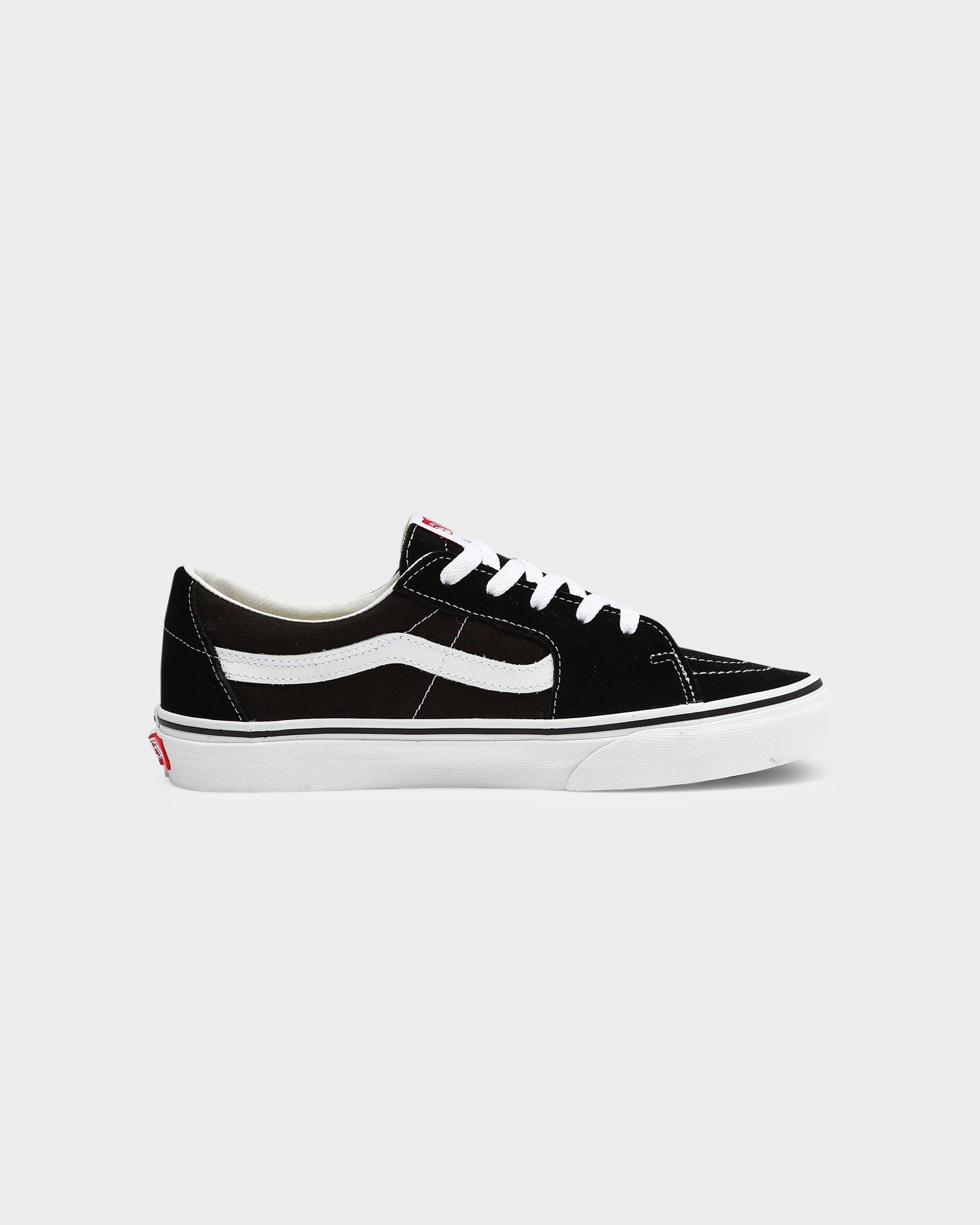 Vans SK8-Low Black/True White Adjustable Strap System palette