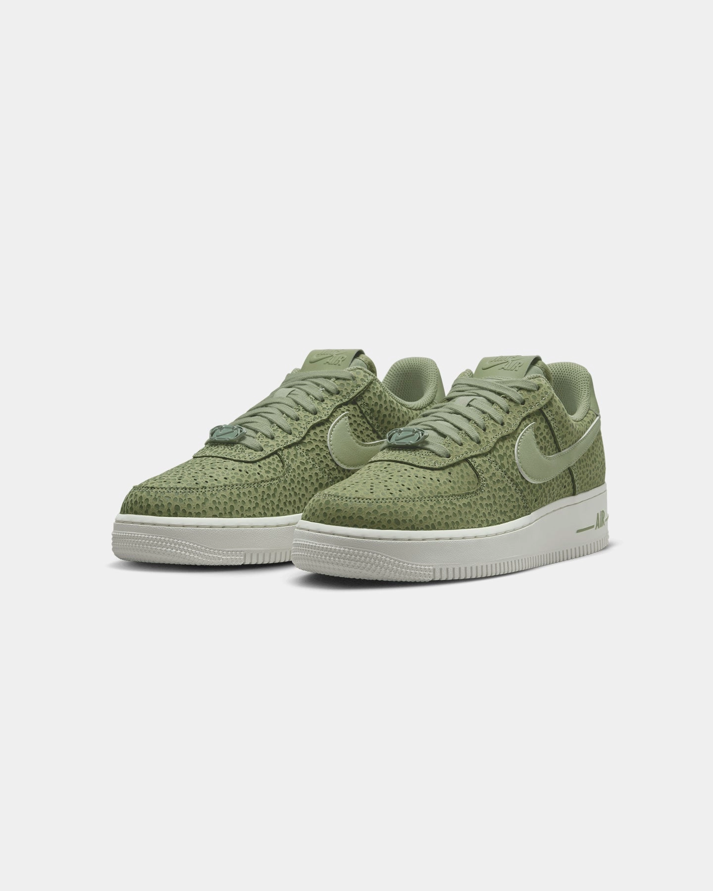 most beach Edgy Nike Women's Air Force 1 '07 Premium Sesame/Oil Green
