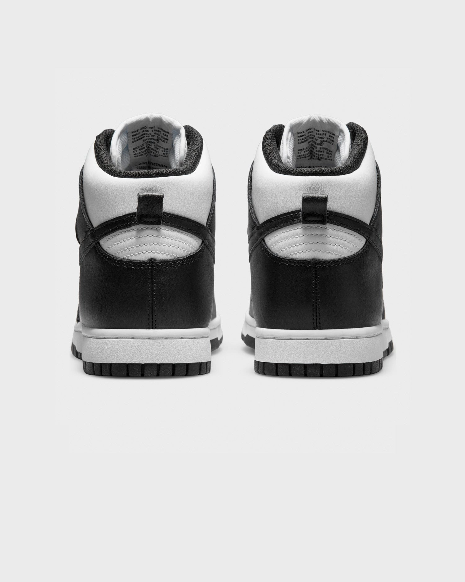 Enhanced Speed Nike Dunk High Retro "Panda" White/Black