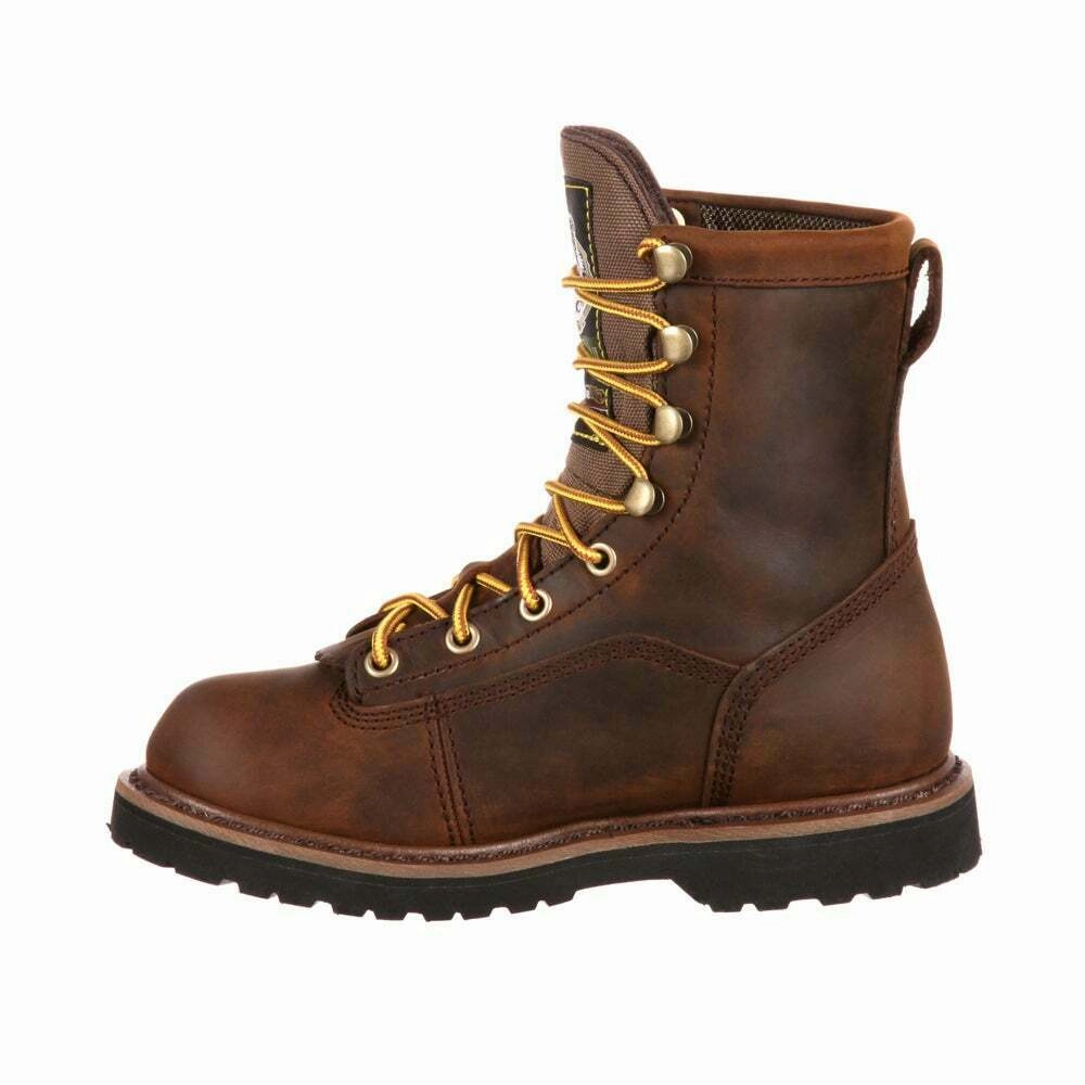 GEORGIA KIDS INSULATED WATERPROOF OUTDOOR BOOTS G2048 Wine Rich