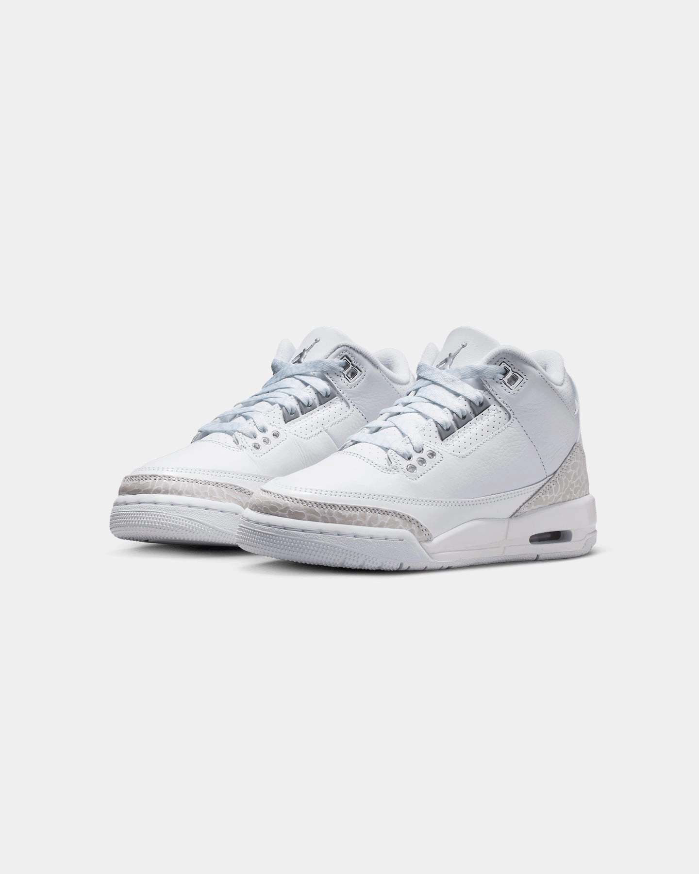 Jordan Kids' Air Jordan 3 Retro "Pure Money" (GS) White/Silver countryside Vibrant fit
