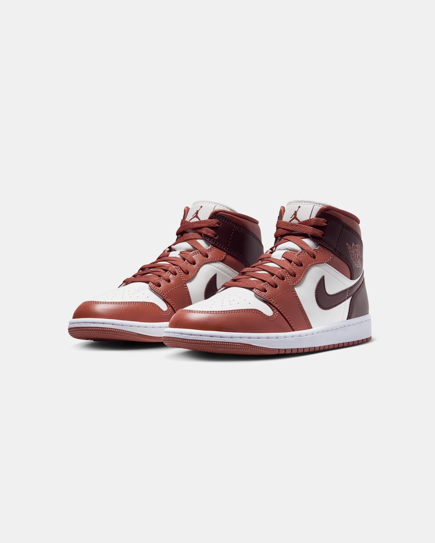 All-Day Durability Jordan Women's Air Jordan 1 Mid Dusty Peach/Sail/White/Night Maroon