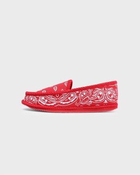 Bulky Mid-top Goat Crew Bandana Slipper Red/White