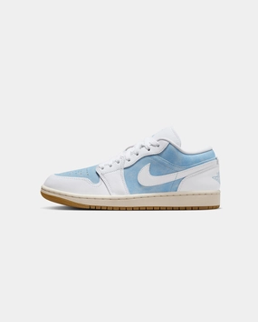 Jordan Women's Air Jordan 1 Low SE "Denim" Blue/Gum Distinctive Design Glam shock absorption