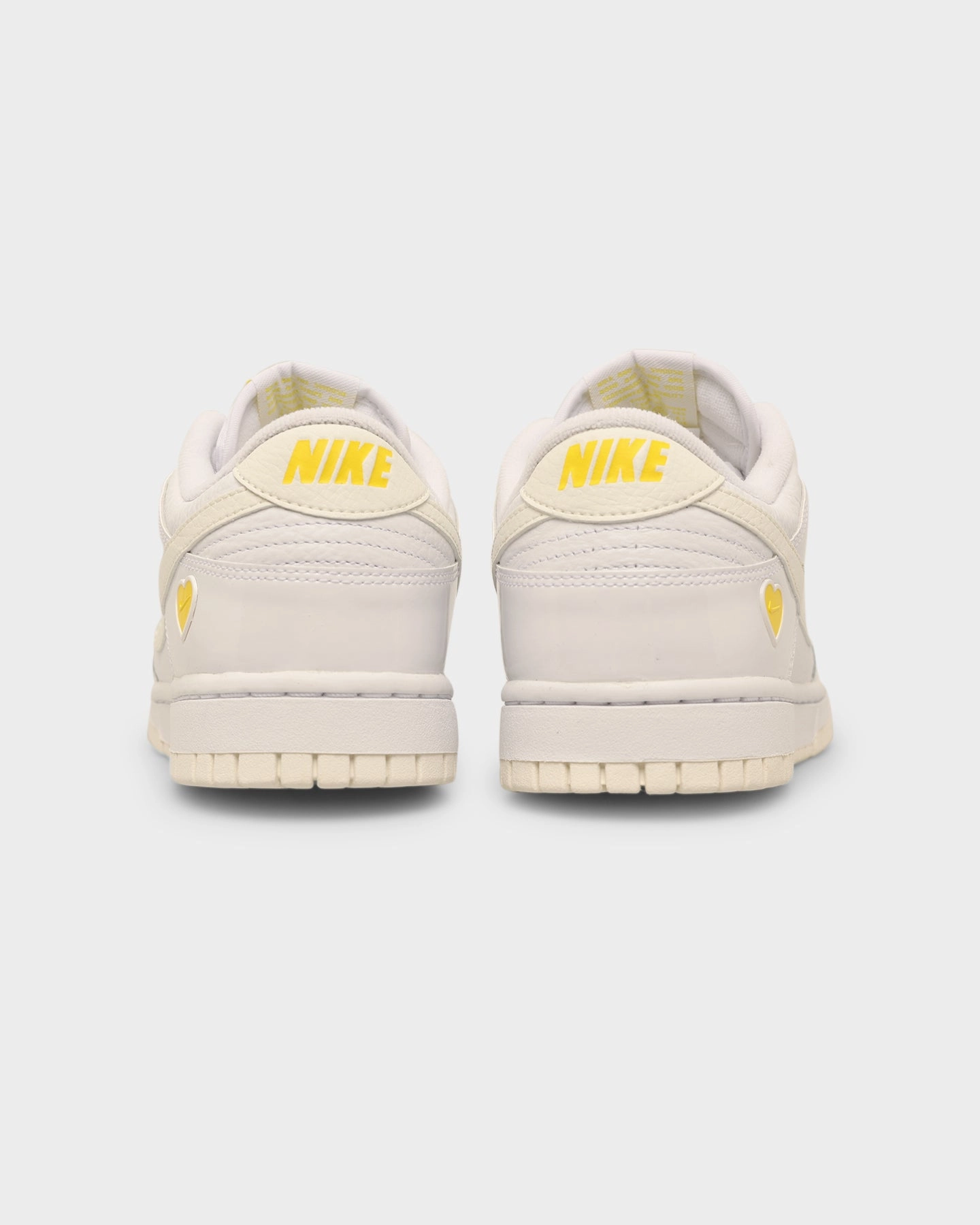 Street cushioning True Nike Women's Dunk Low "Yellow Heart" White/Sail-Optic White