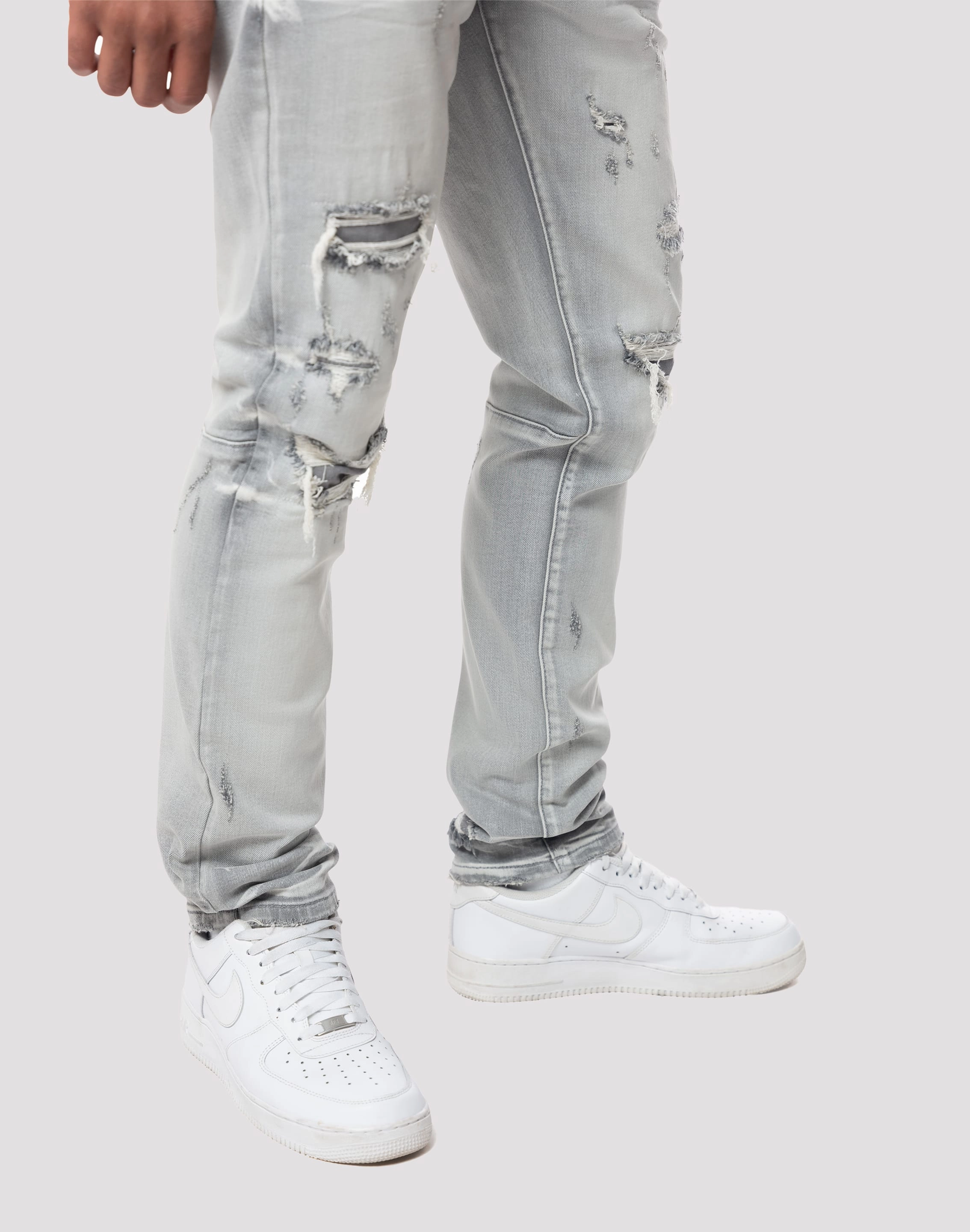 Enhanced design Grindhouse Rip N Tear Slim Fit Jeans