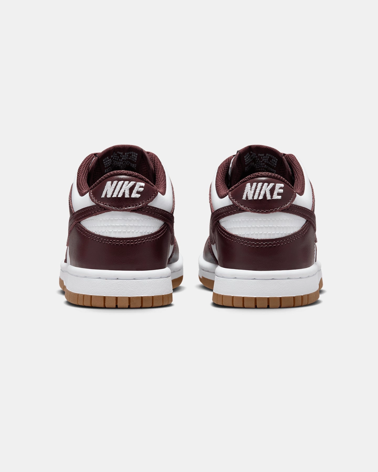 Nike Kids' Dunk Low (GS) White/Burgundy Adaptive Fit