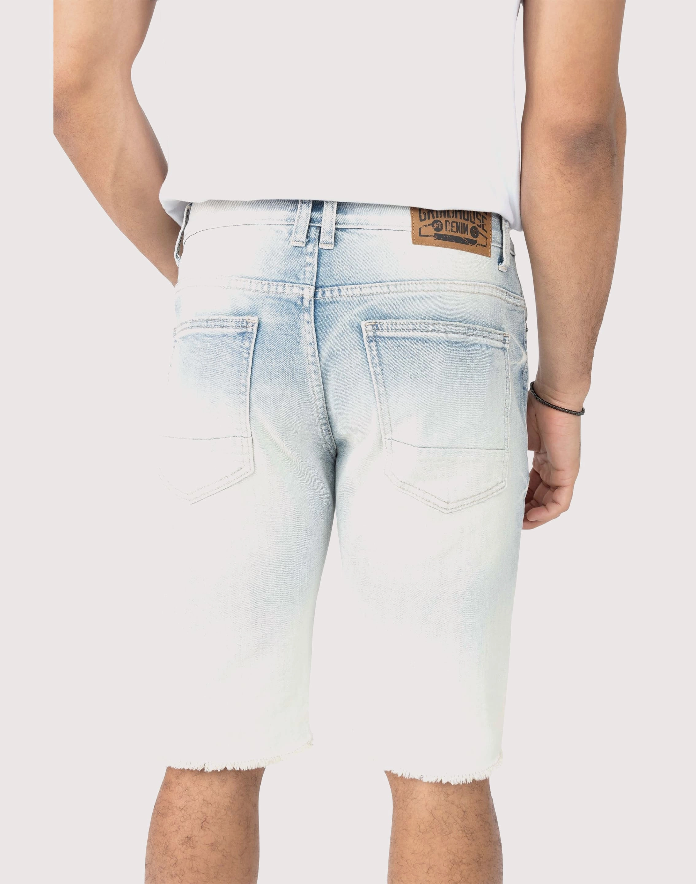 Grindhouse Distressed Shorts Microfiber Edge Binding Temperature Controlling Insole