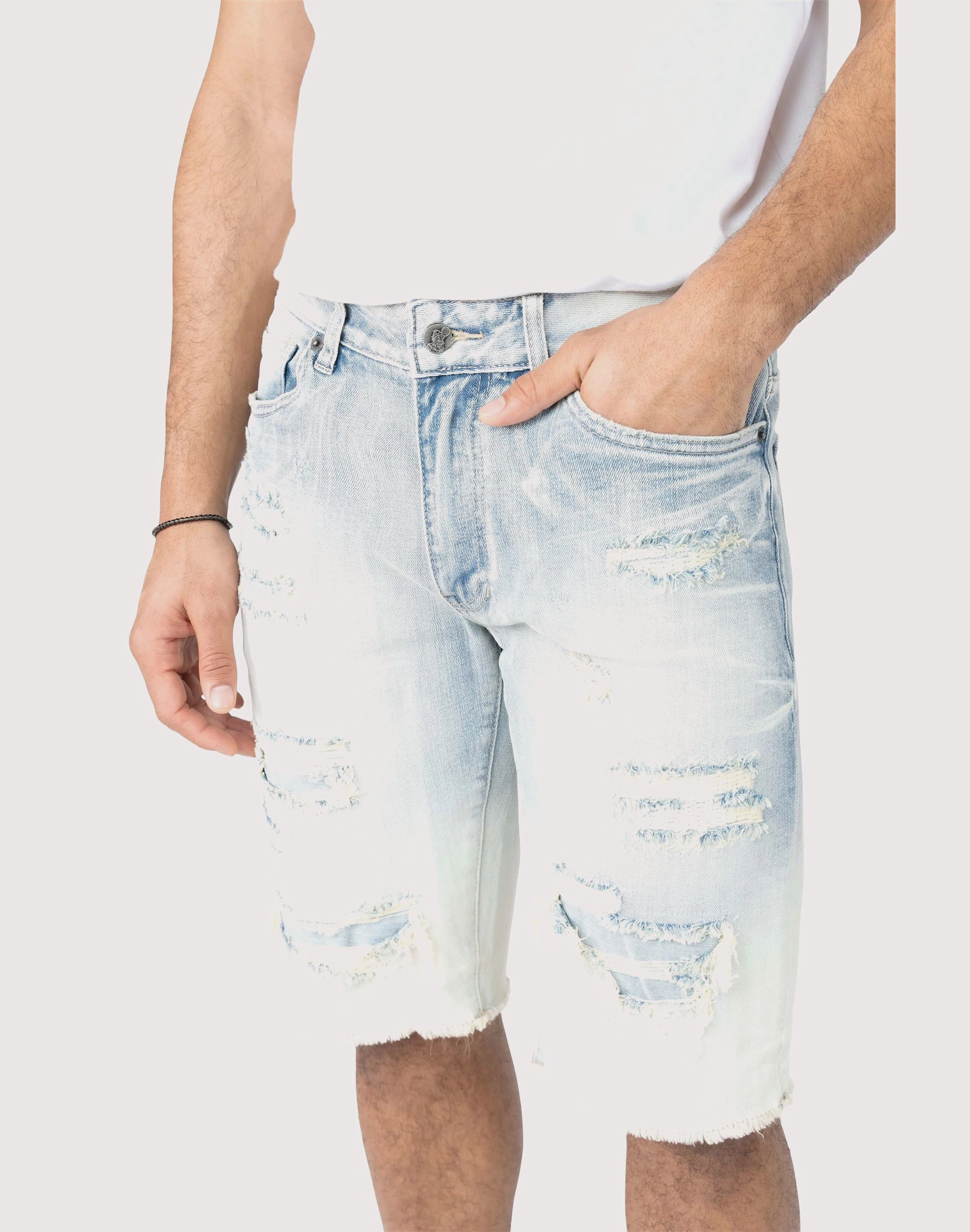 vegan - type Amazing Grindhouse Distressed Shorts