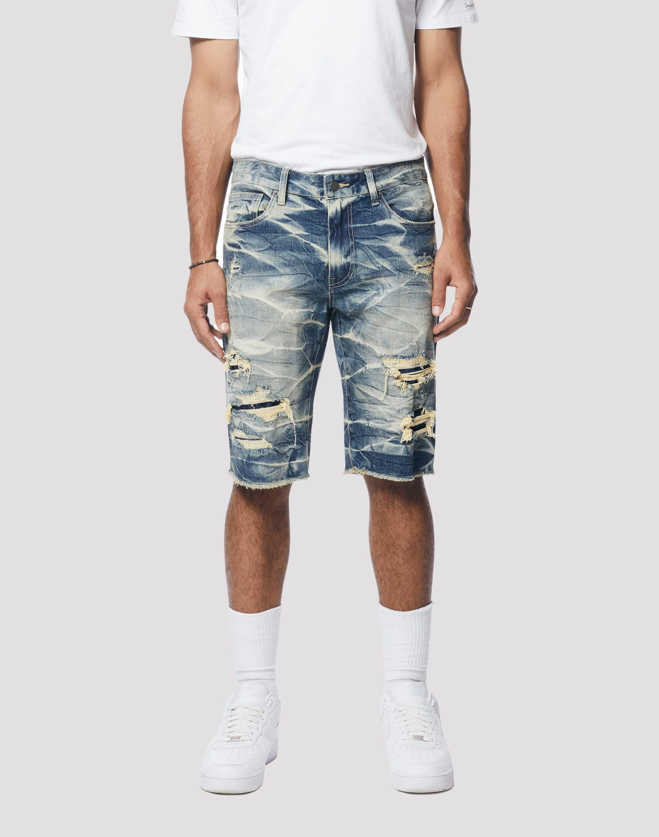 Superior Look Rubber Sole Grindhouse Essential Denim Shorts