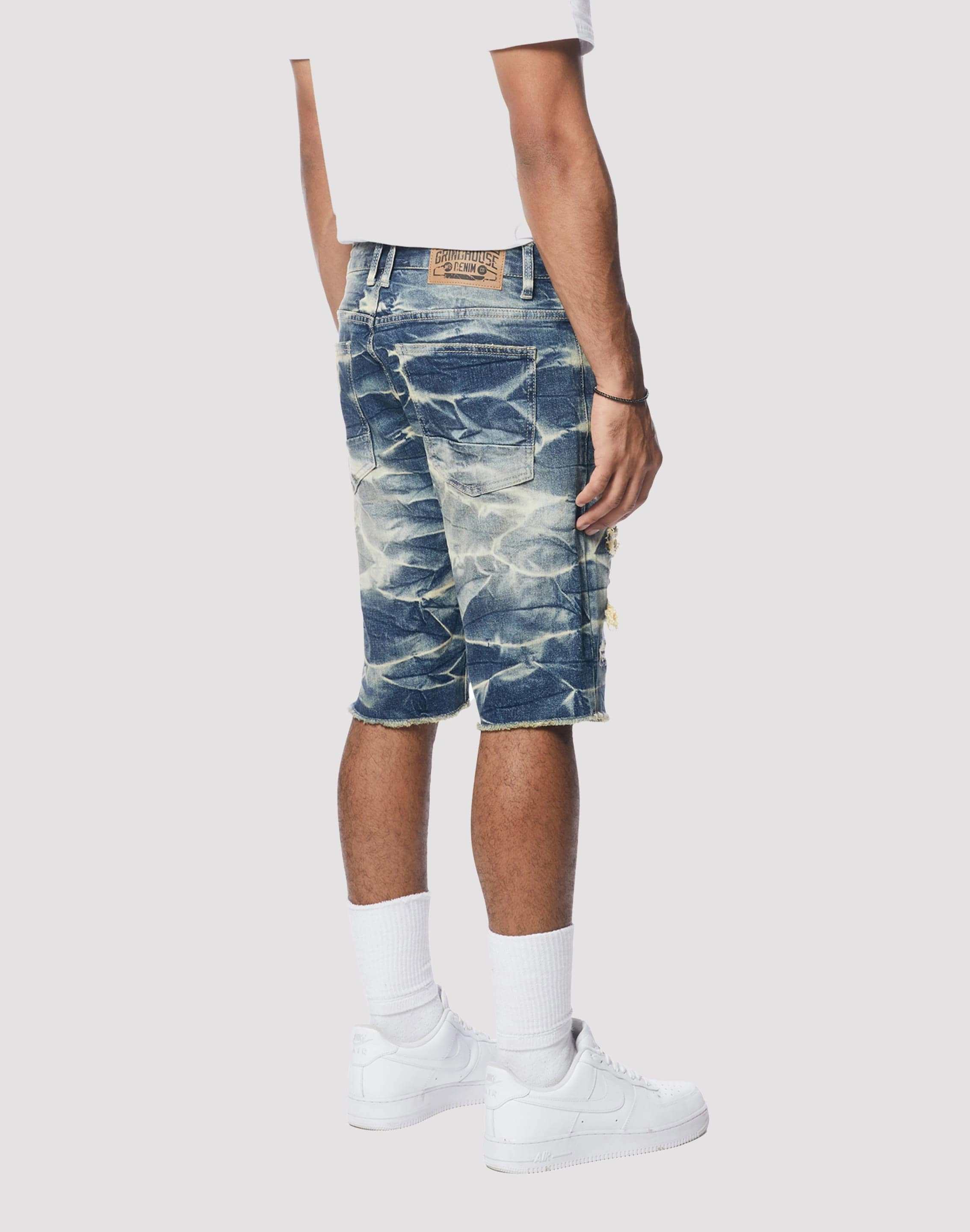 Grindhouse Essential Denim Shorts Adaptive Fit System Ultra Cushioning