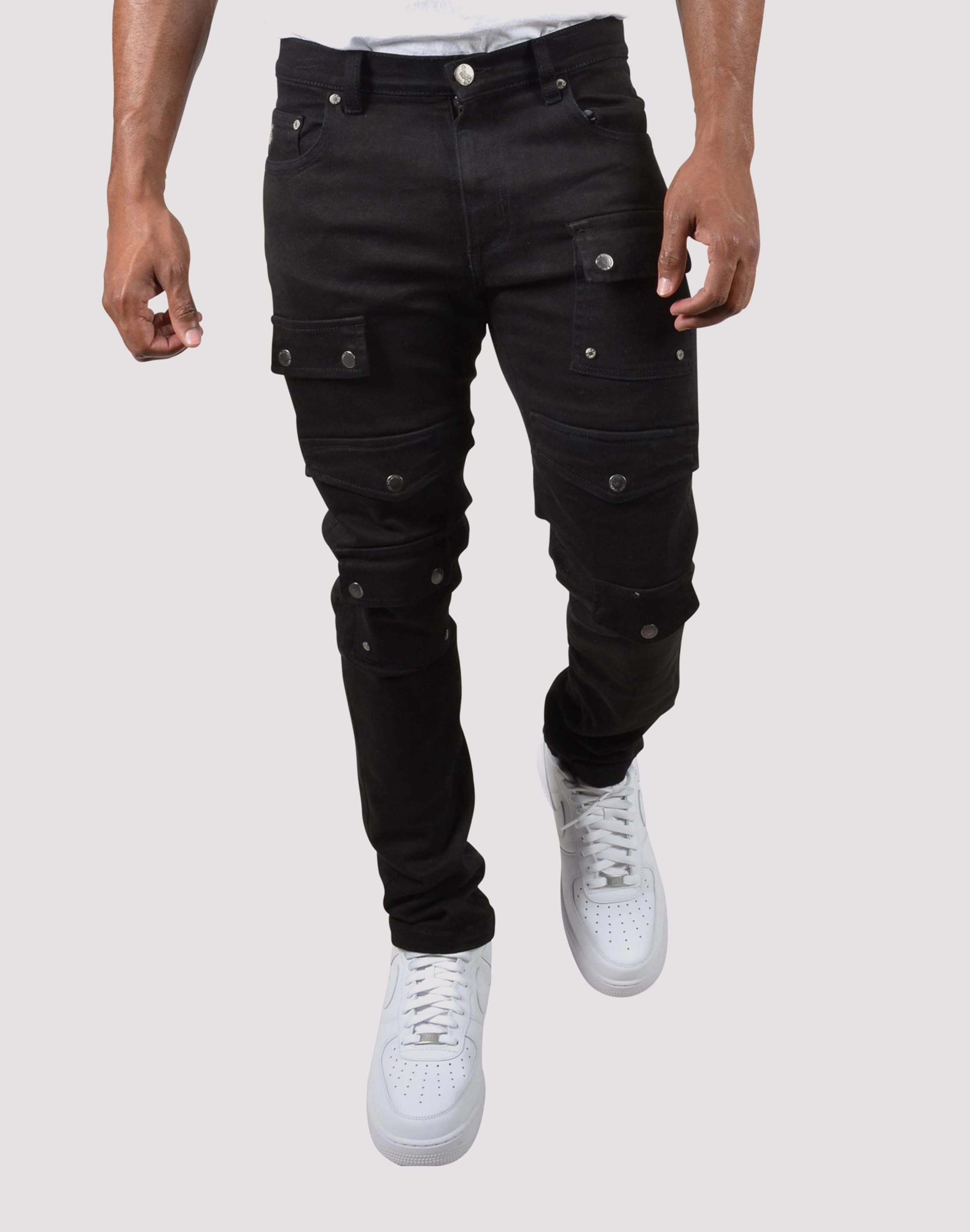 Barefoot feel Grindhouse Front Multi Cargo Pocket Denim Jeans
