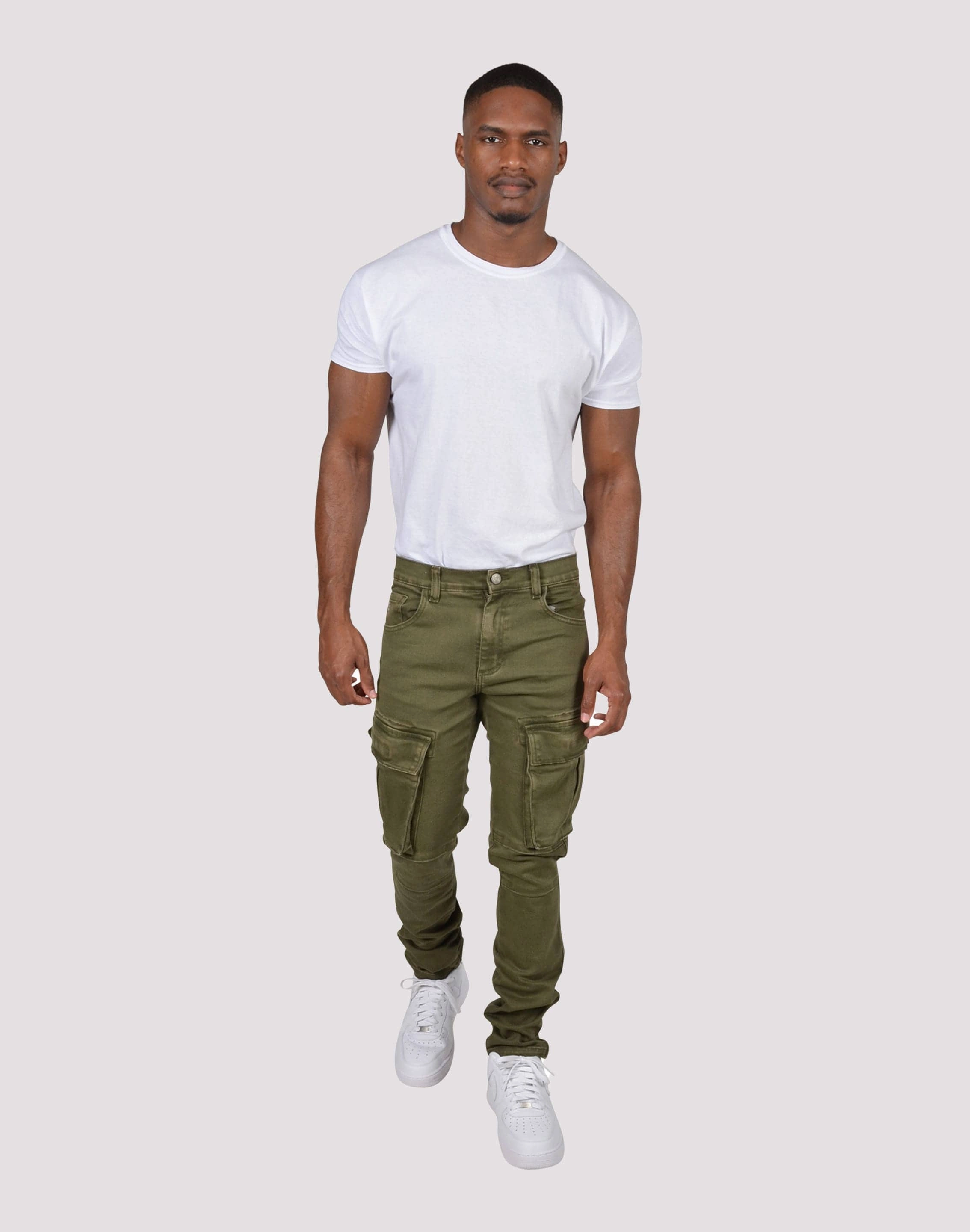 Grindhouse Side Cargo Pocket Denim Jeans Unisex Styling