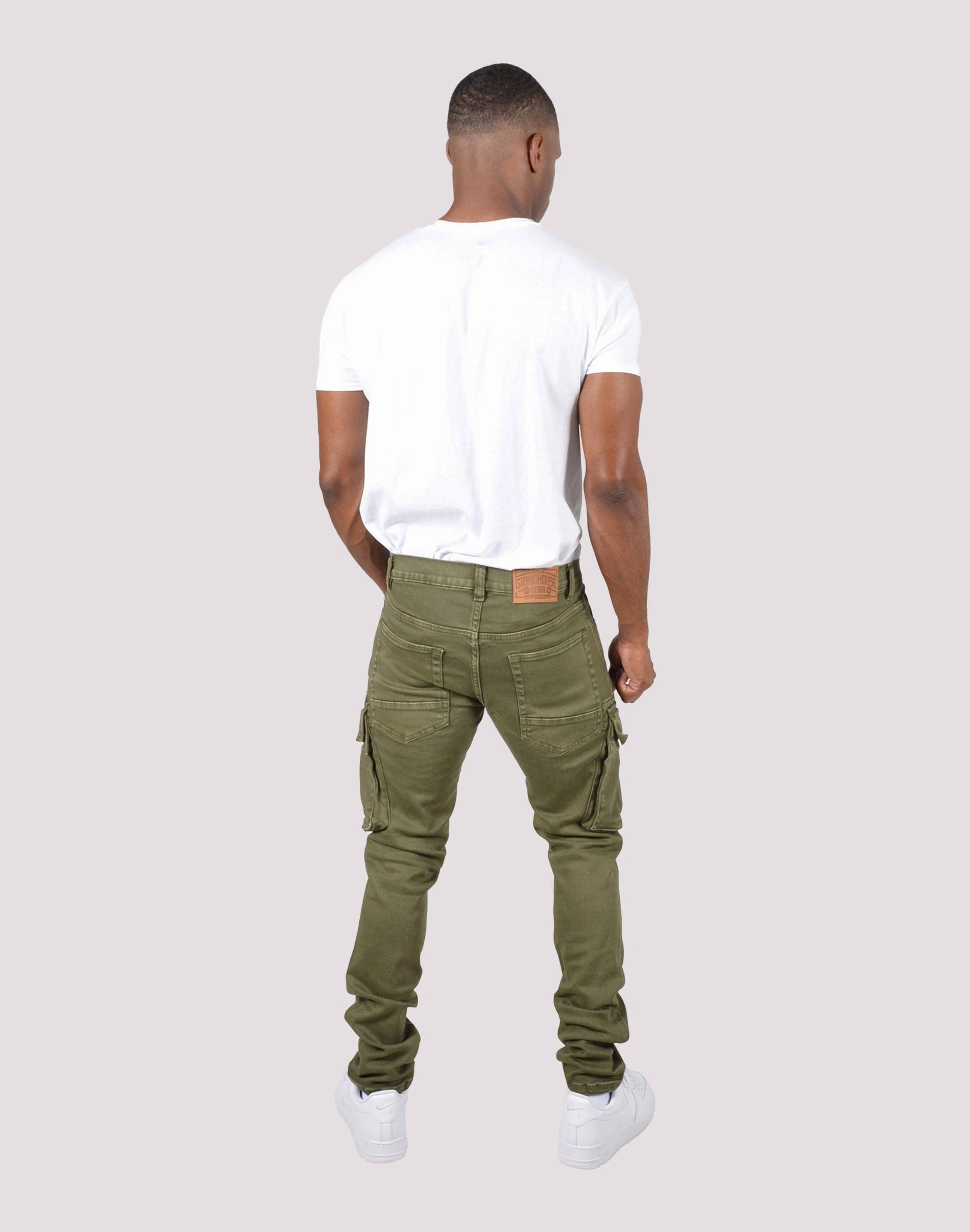 Grindhouse Side Cargo Pocket Denim Jeans statement - piece