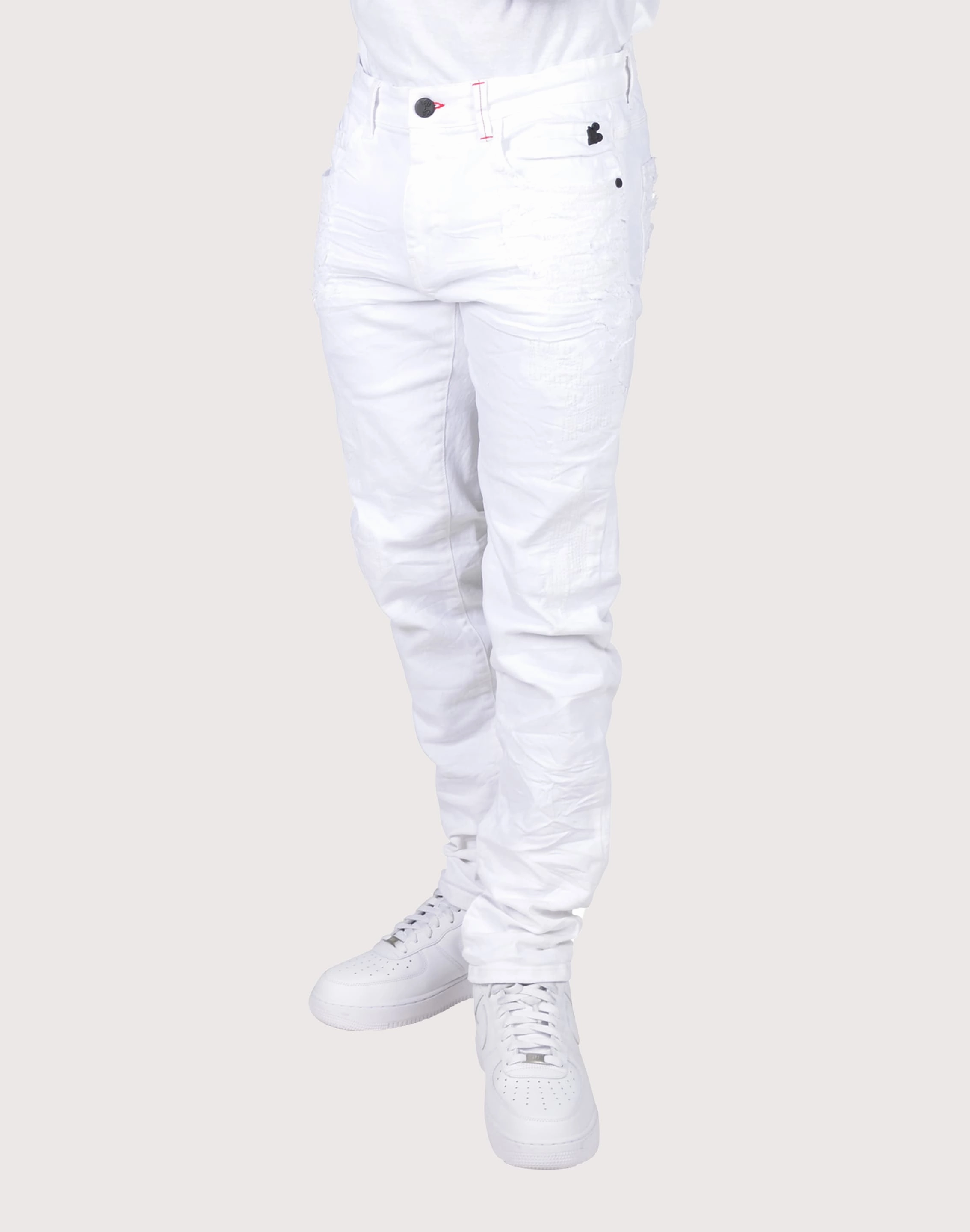 Grindhouse Textured Applique Jeans widest indispensable