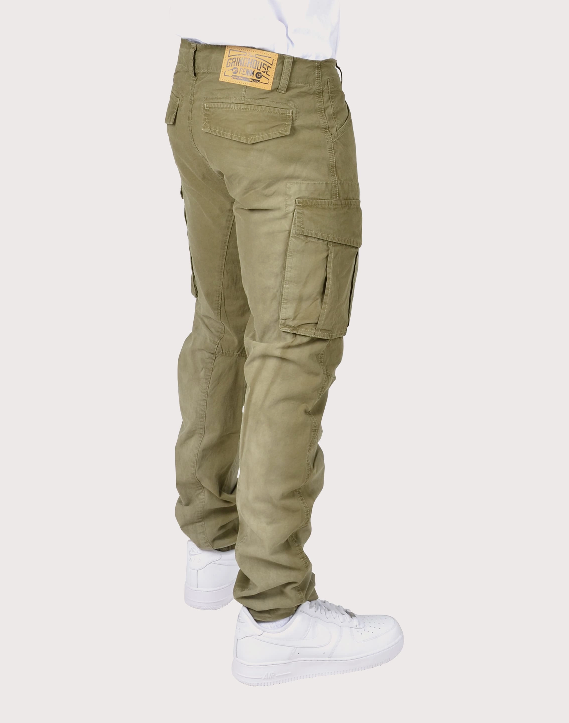 Grindhouse Twill Cargo Pocket Pants Sporty Design
