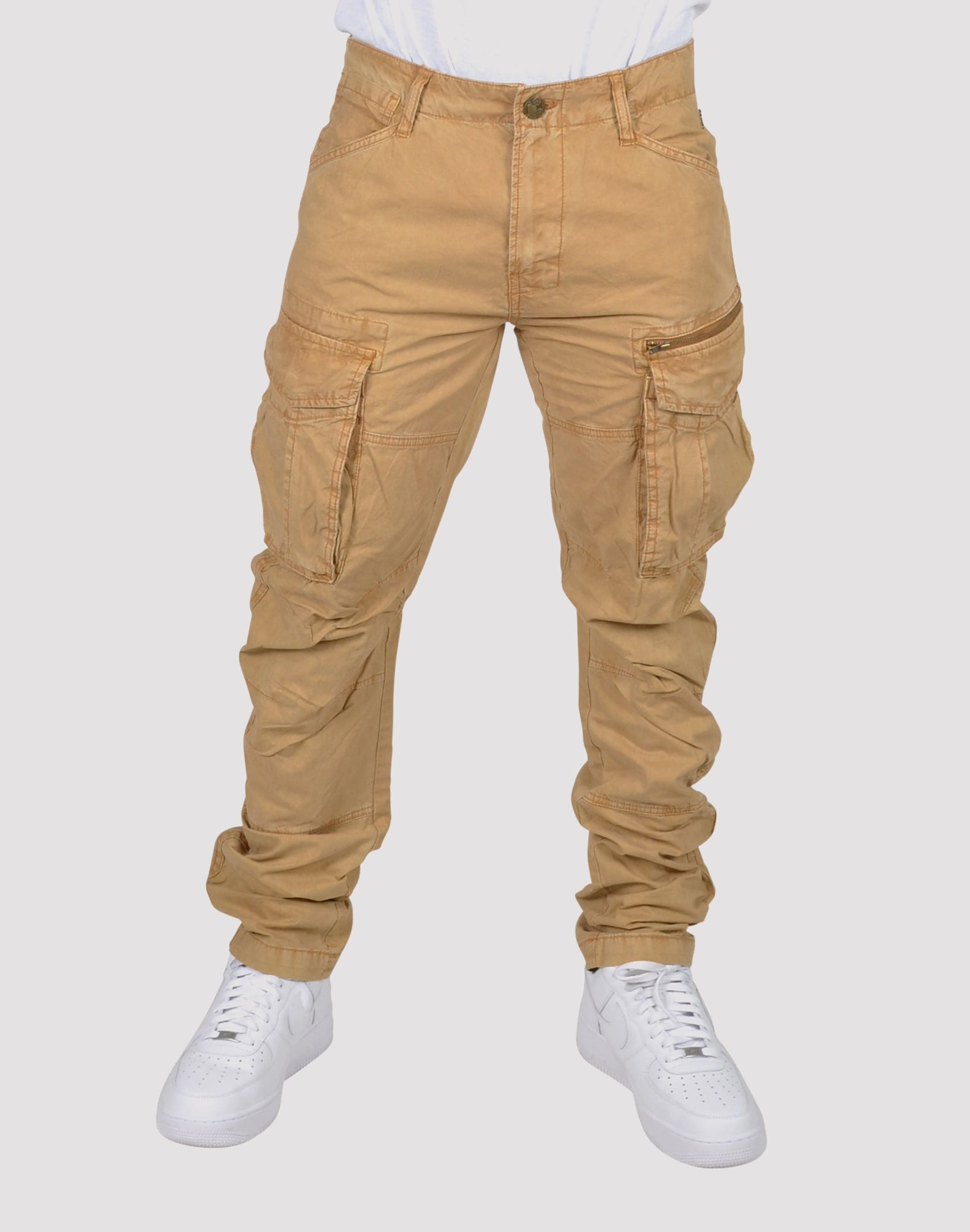 Durable durability Grindhouse Twill Front Cargo Log Zip Rust Pants