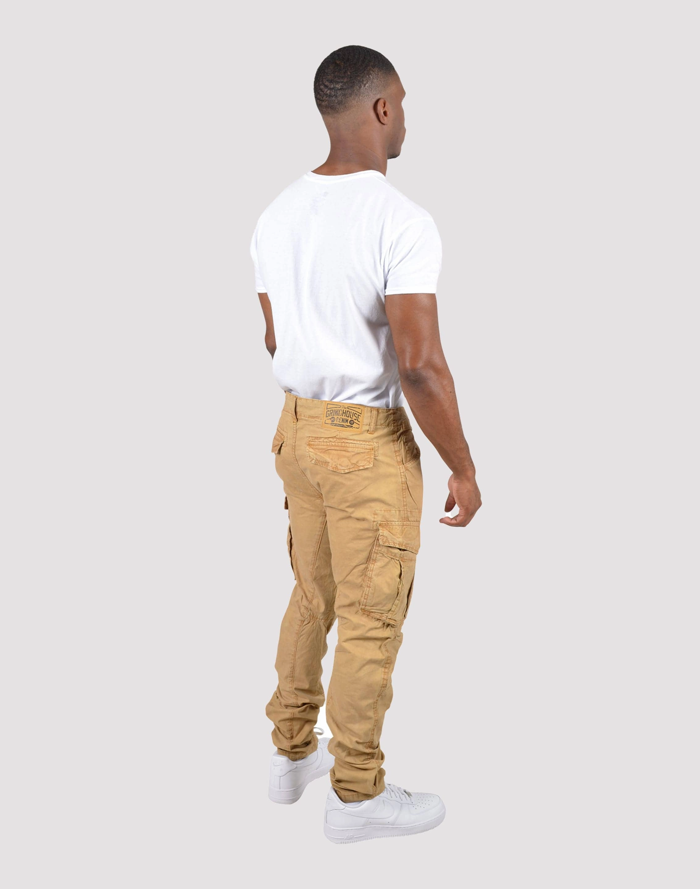 Grindhouse Twill Front Cargo Log Zip Rust Pants pumps Noise Reducing Sole