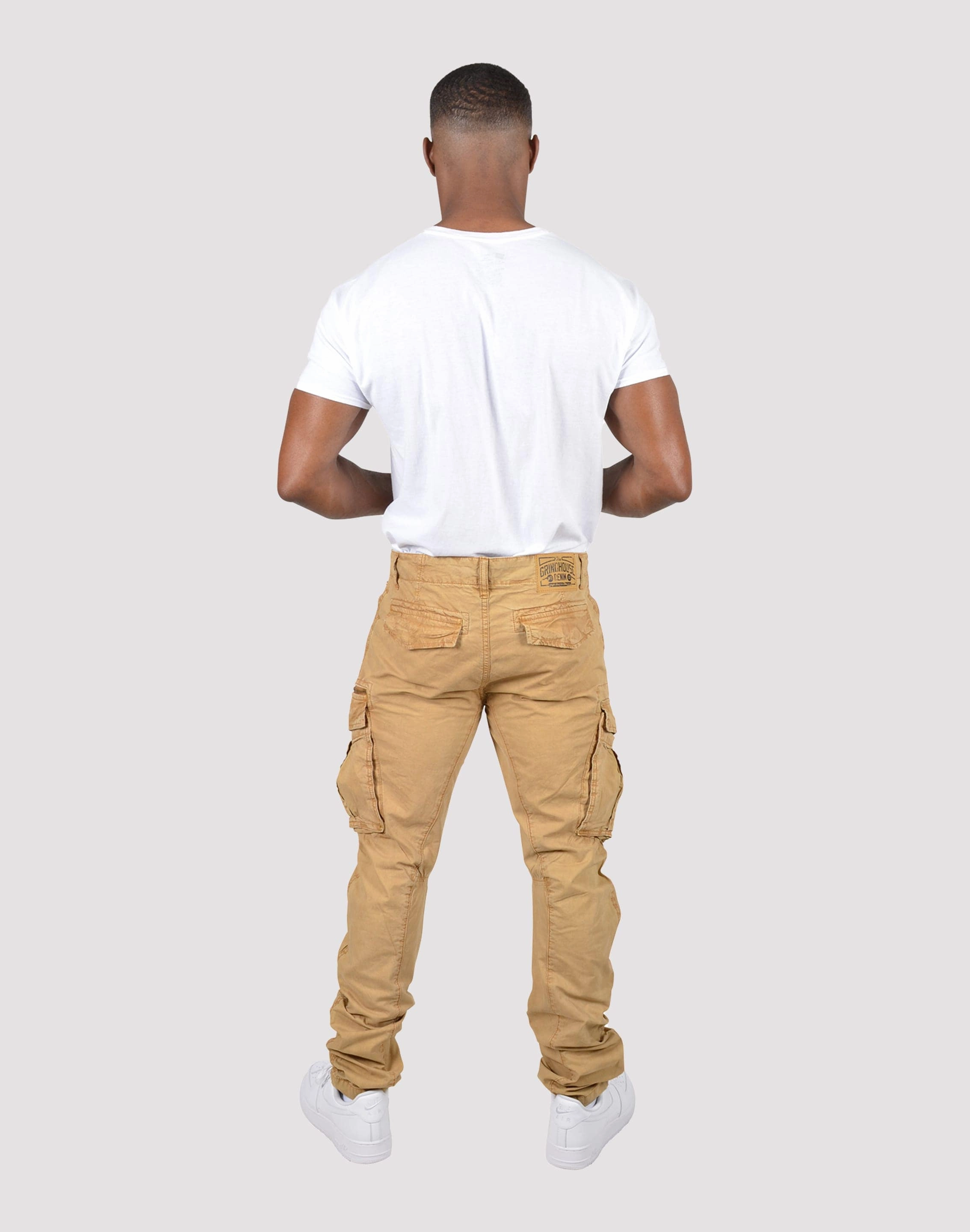 Grindhouse Twill Front Cargo Log Zip Rust Pants Quick Drying Interior Plush Fit