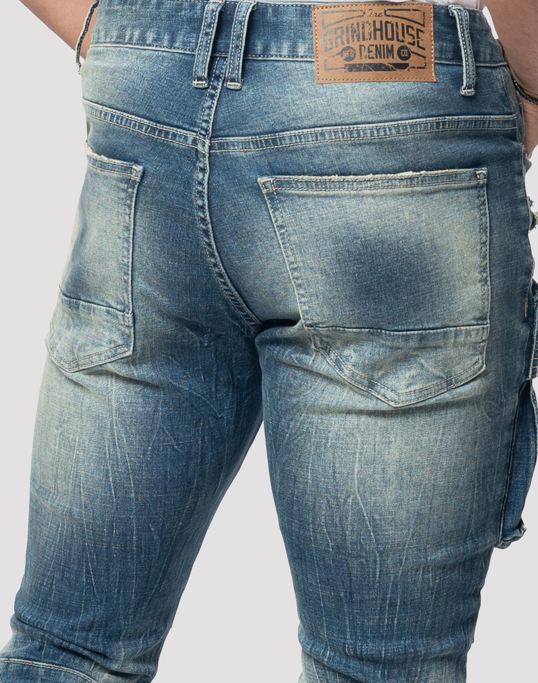 Noise Reducing Sole Durable durability Grindhouse Utility Slim Fit Denim Jean