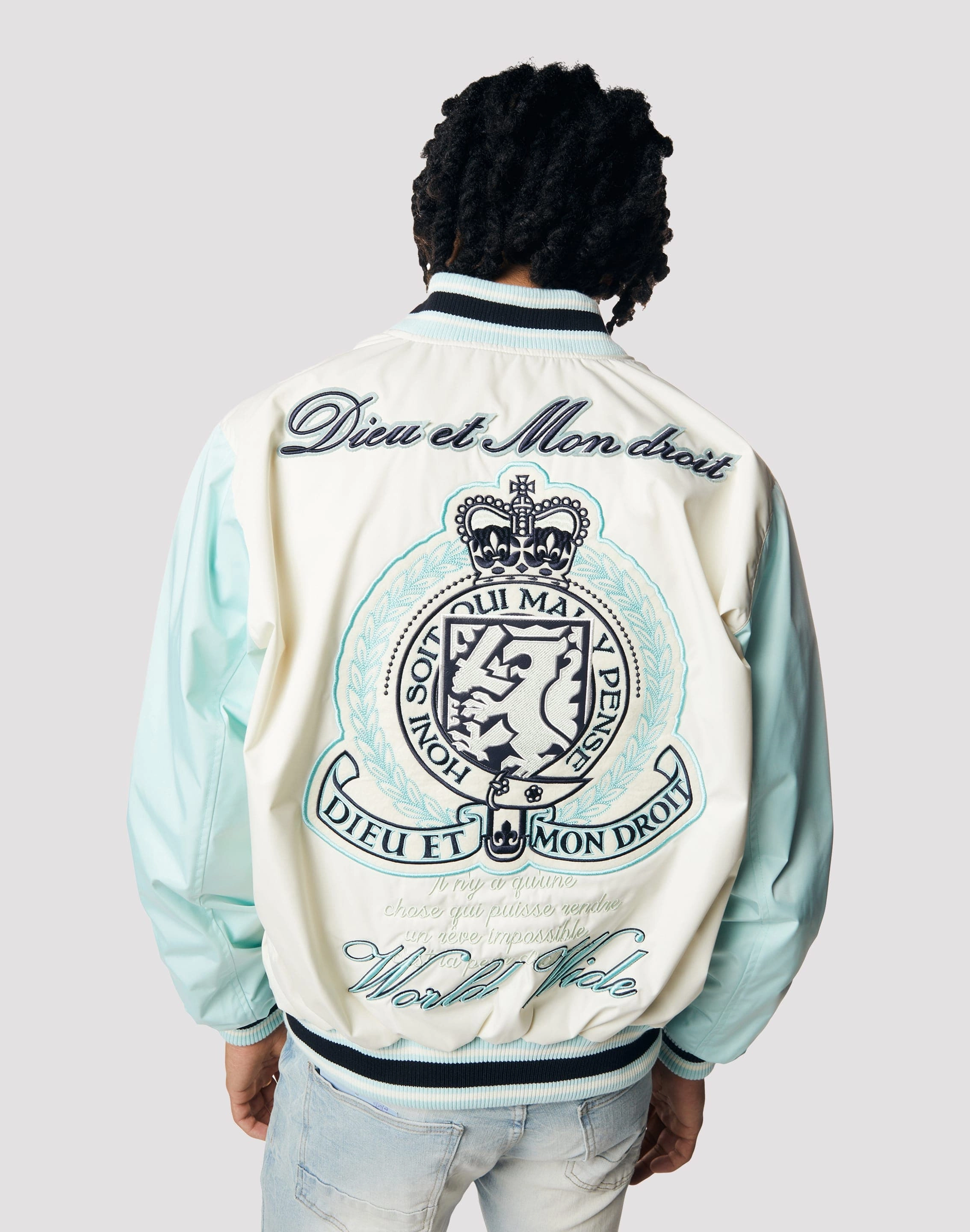 Grindhouse Varsity Nylon Jacket Slip On Mechanism