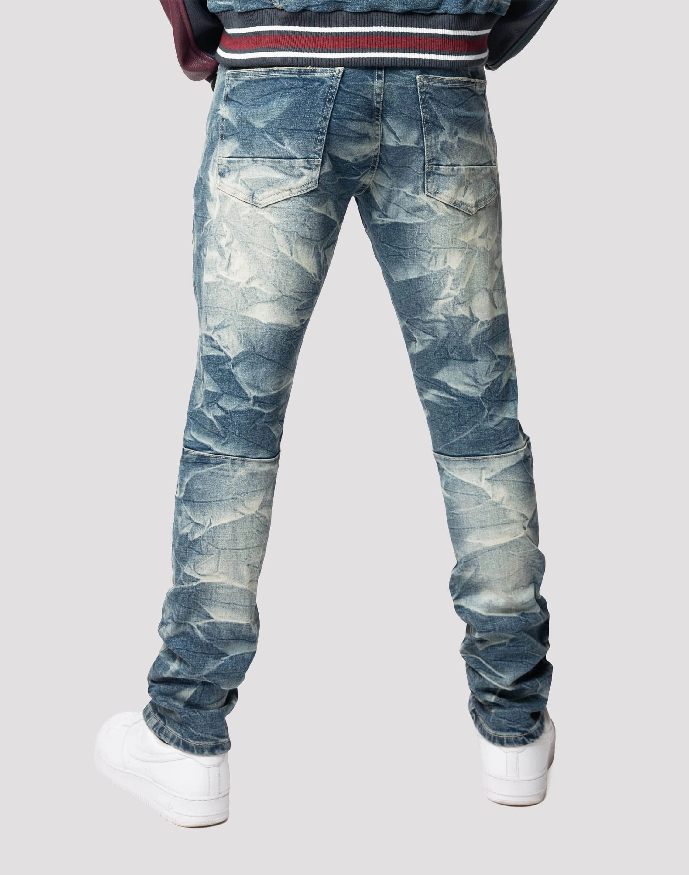 Blister prevention men - specific features Grindhouse Varsity Slim Fit Alley Jeans