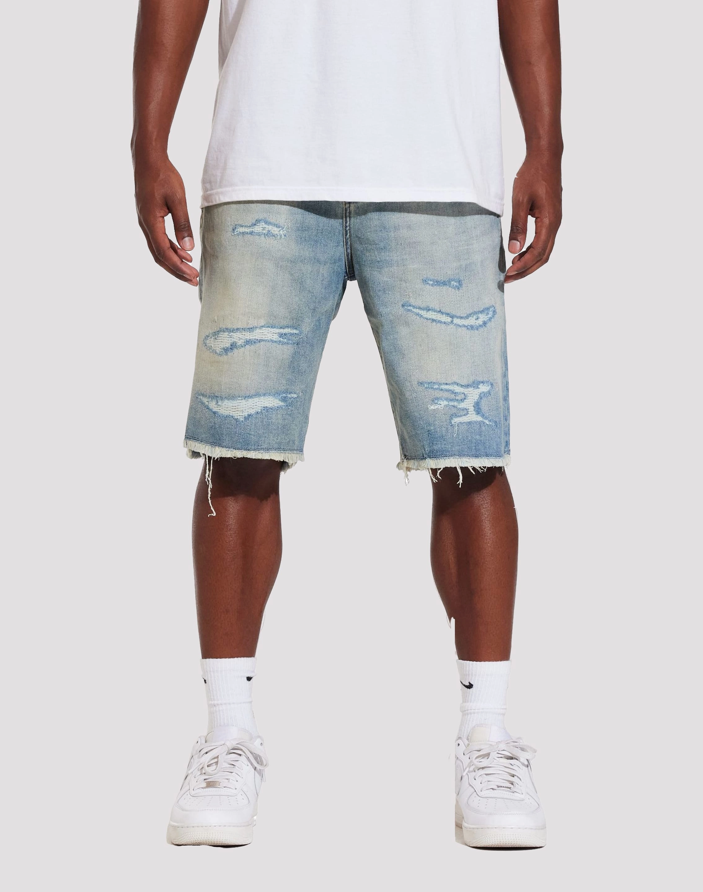 Party - Wear Ergonomic Contour Crysp Denim Atlantic Shorts