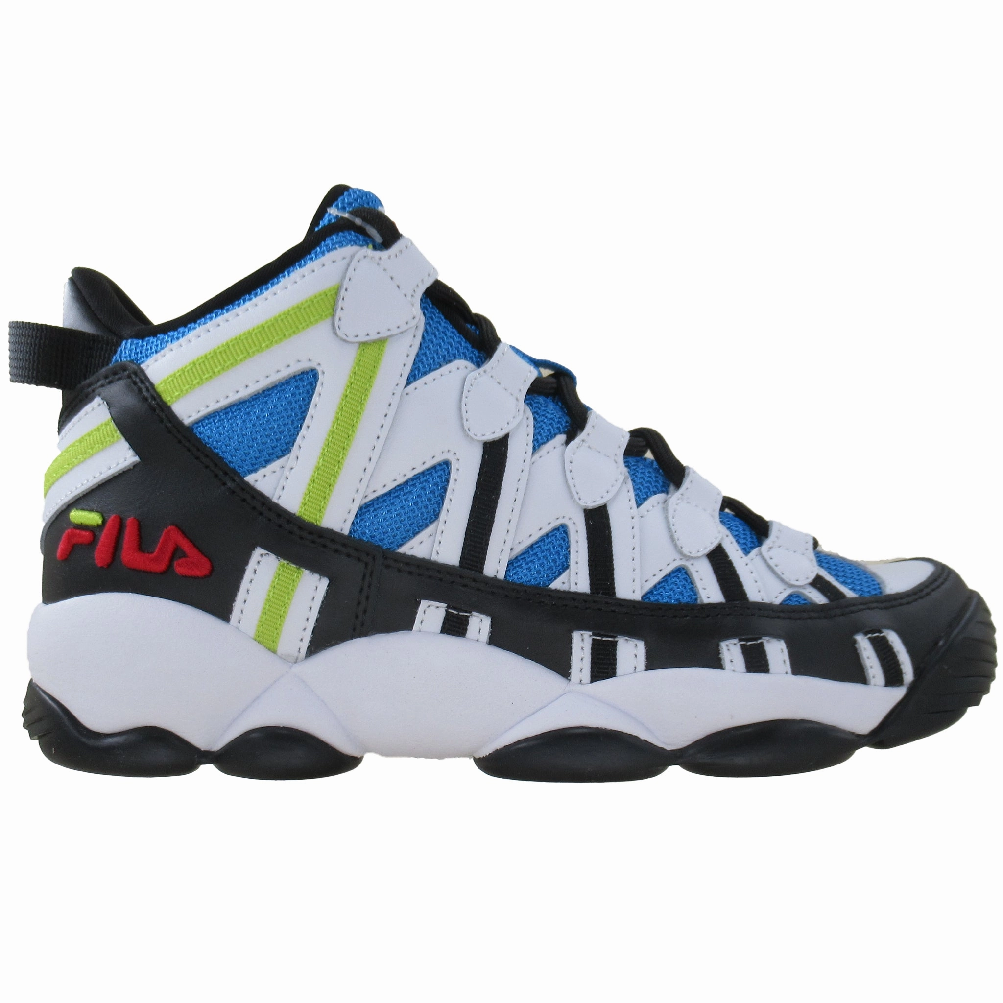Fila Men's Spaghetti Jerry Stackhouse Retro Basketball Shoes 1BM01092-117 Aero Dynamic Silhouette All Day Support