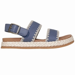 Seamless lining Skechers Women's 114738 BOBS Stormy Kiss Secure Storm Slate Sandals