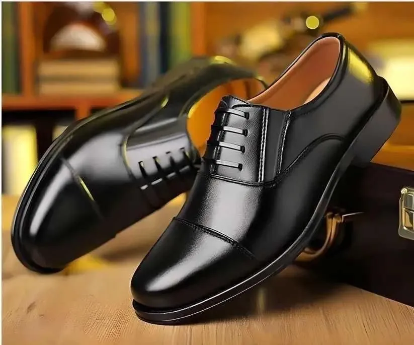 Black Formal Shoes Airflow Optimized Ventilation precise