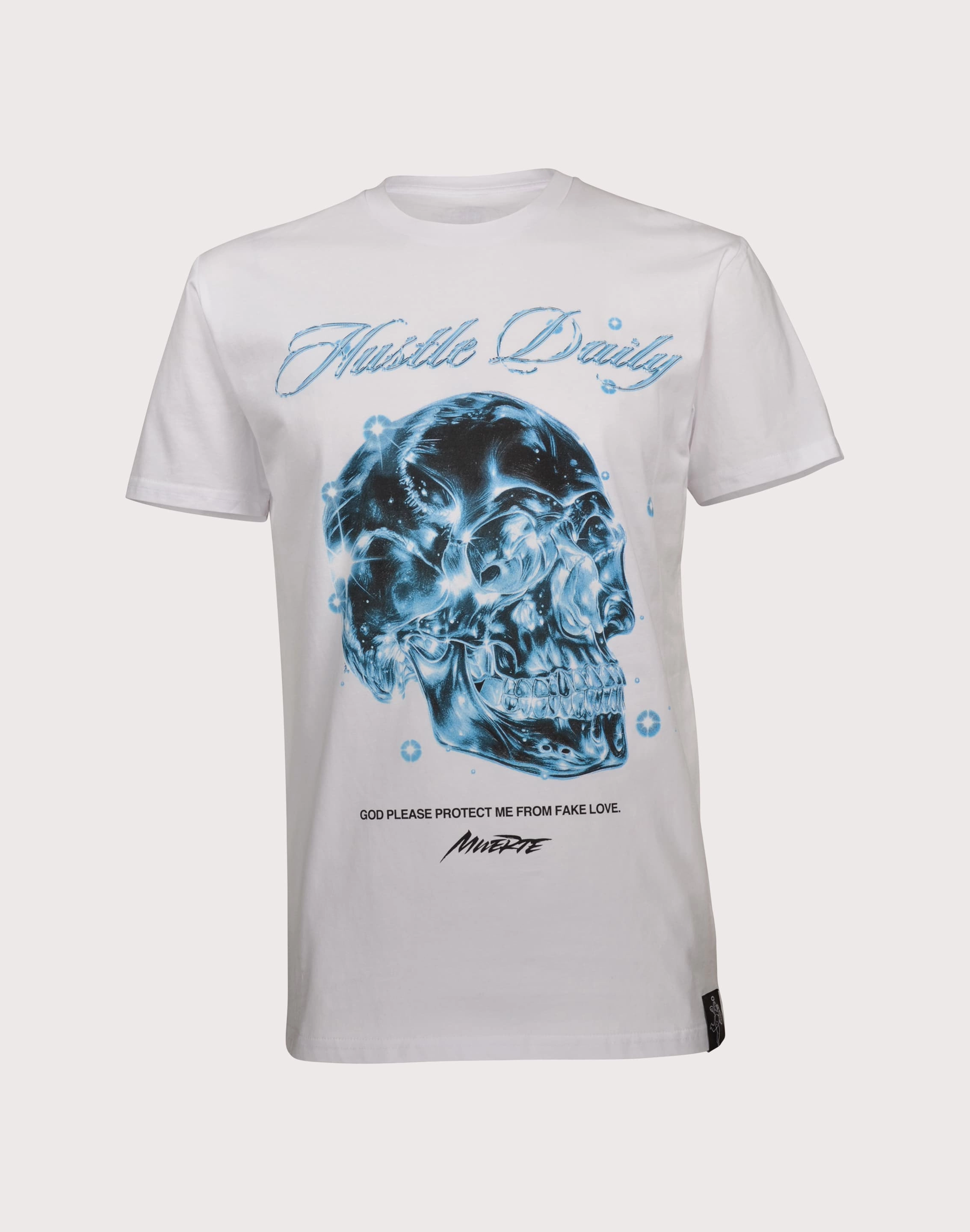 Refined chic HASTAMUERTE LLC Hasta Muerte Glass Skull AJ11 Tee