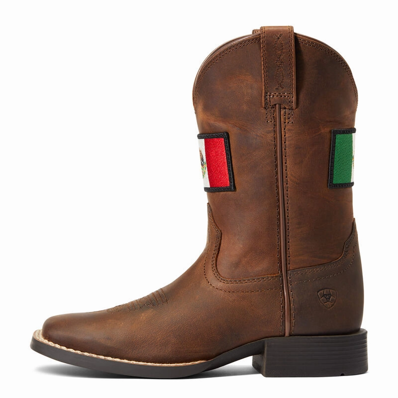 Dad Mode ARIAT KIDS' Style No. 10039908 Orgullo Mexicano II Western Boot