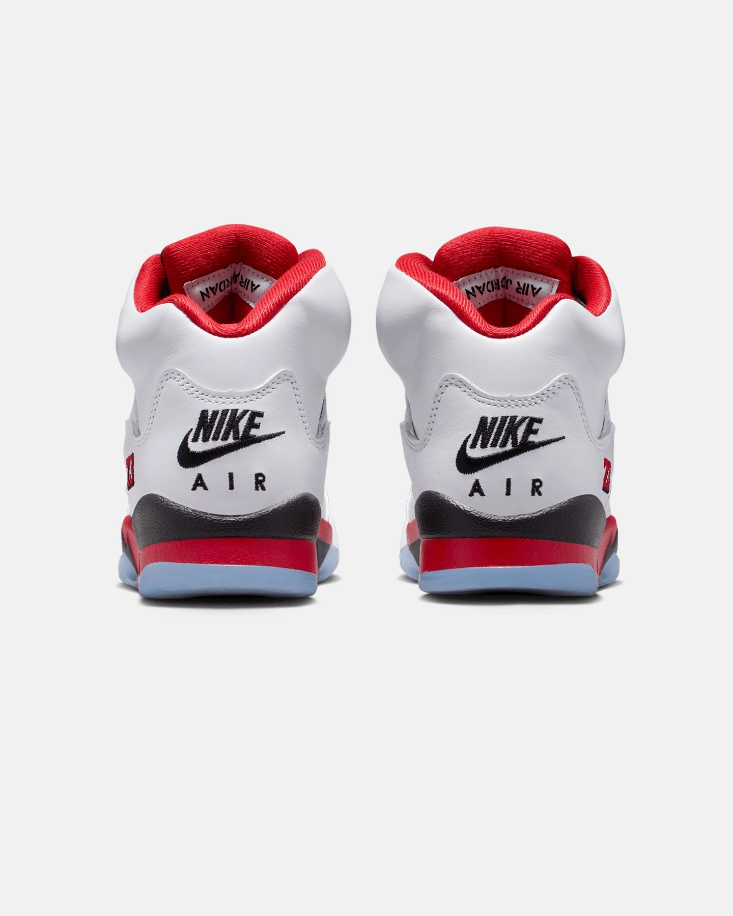 Nike Kids' Air Jordan 5 Retro OG "Fire Red" (GS) White/Fire Red Signature