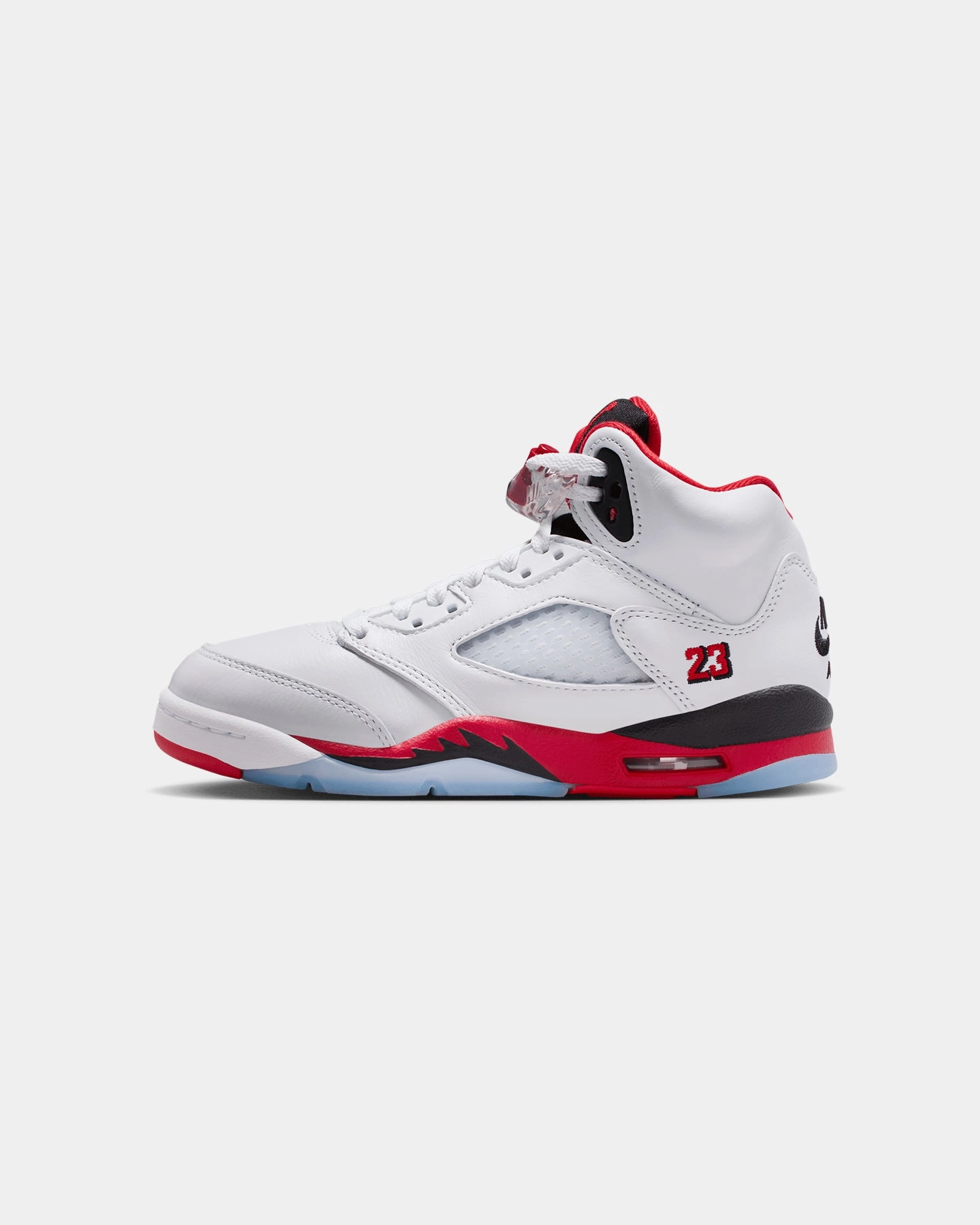 Nike Kids' Air Jordan 5 Retro OG "Fire Red" (GS) White/Fire Red Orthopedic Friendly Design Adaptive Flex Grooves