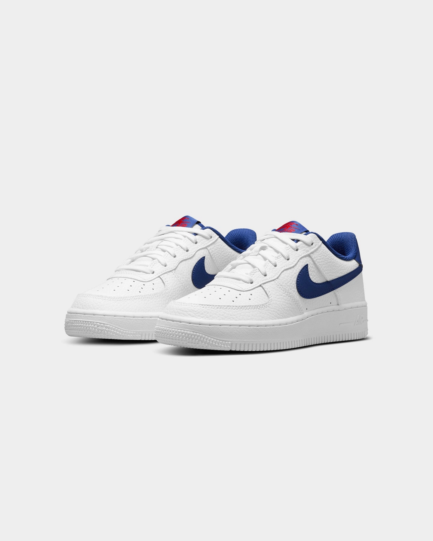 Nike Kids' Air Force 1 (GS) White/Deep Royal Luxurious Touch