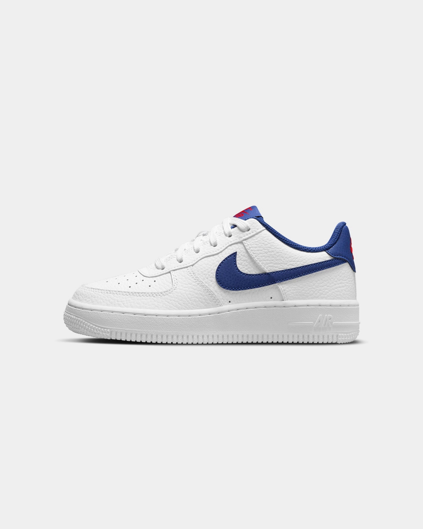 Enhanced grip Nike Kids' Air Force 1 (GS) White/Deep Royal