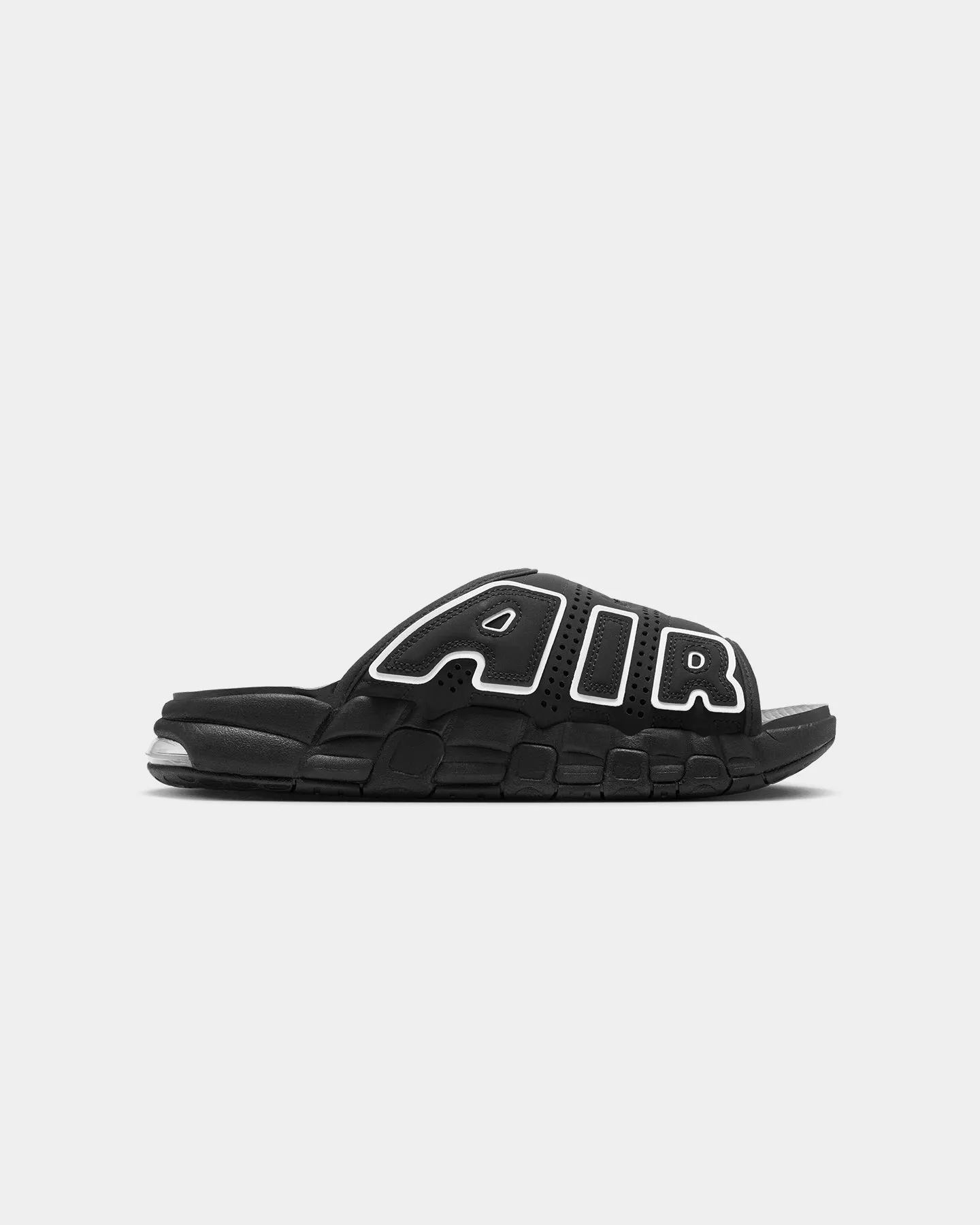 Unique cushioning Nike Air More Uptempo Black/White