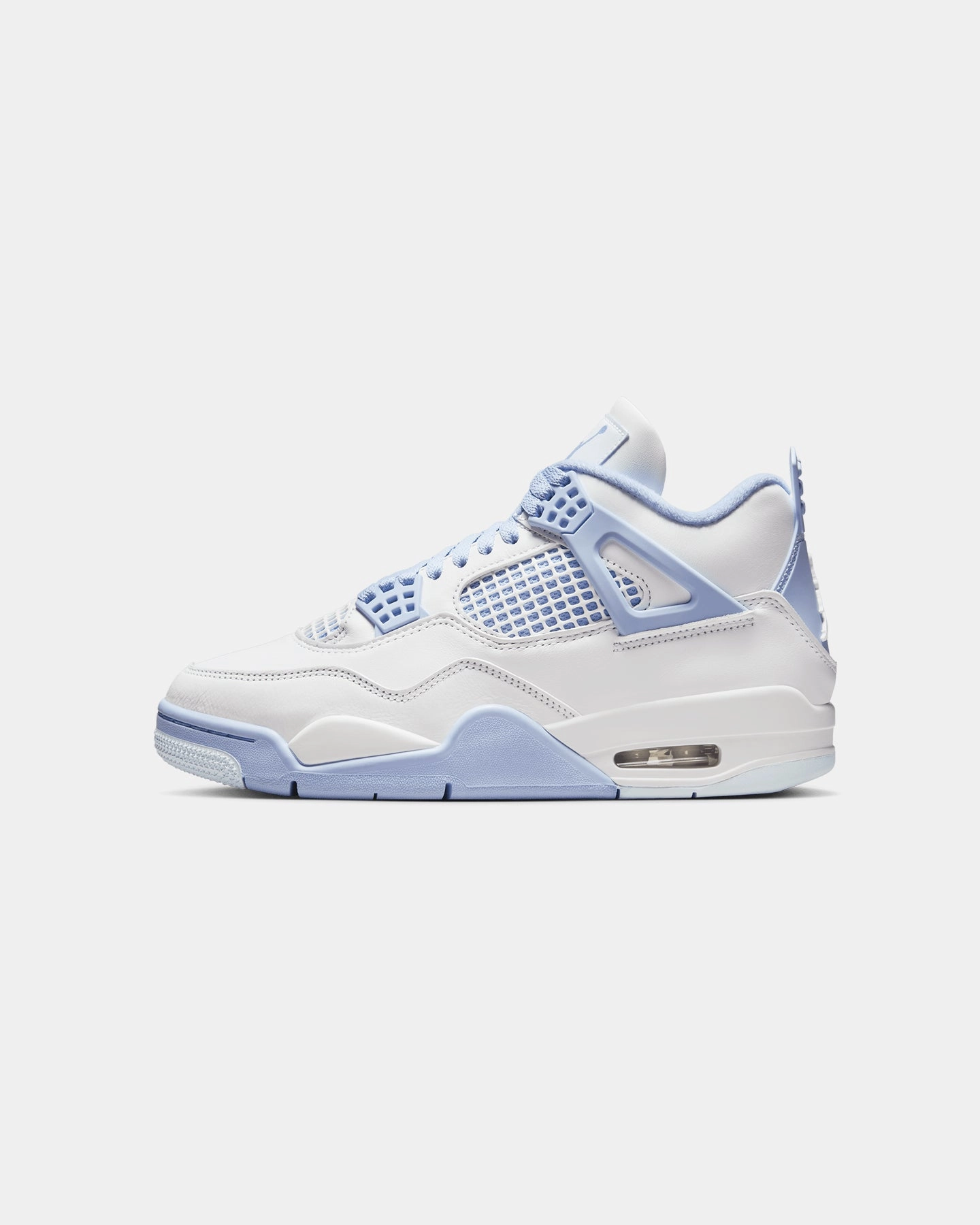 Jordan Women's Air Jordan 4 Retro "Aluminum" White/Aluminum Blue Signature grip