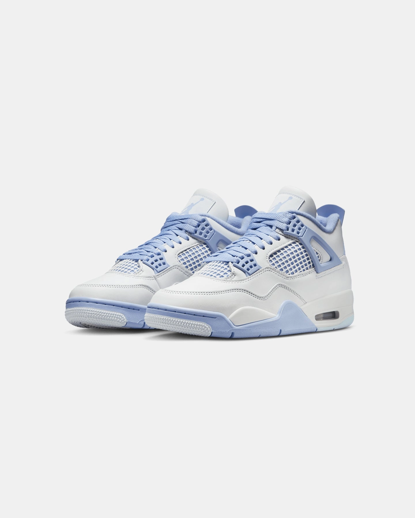 Jordan Women's Air Jordan 4 Retro "Aluminum" White/Aluminum Blue Recycled Rubber Outsole tempting